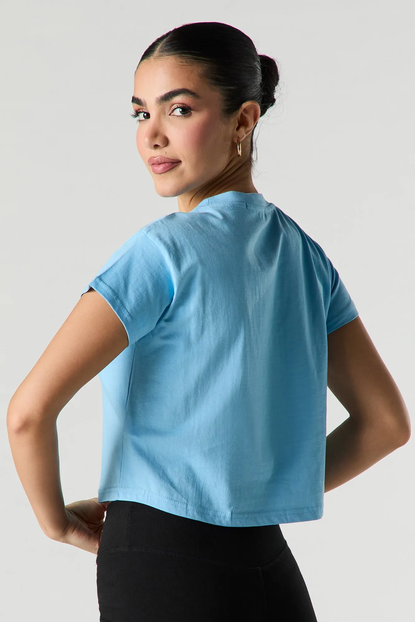 Miss Perfect Graphic Cropped T-Shirt sold by Urban Planet product image thumbnail 2