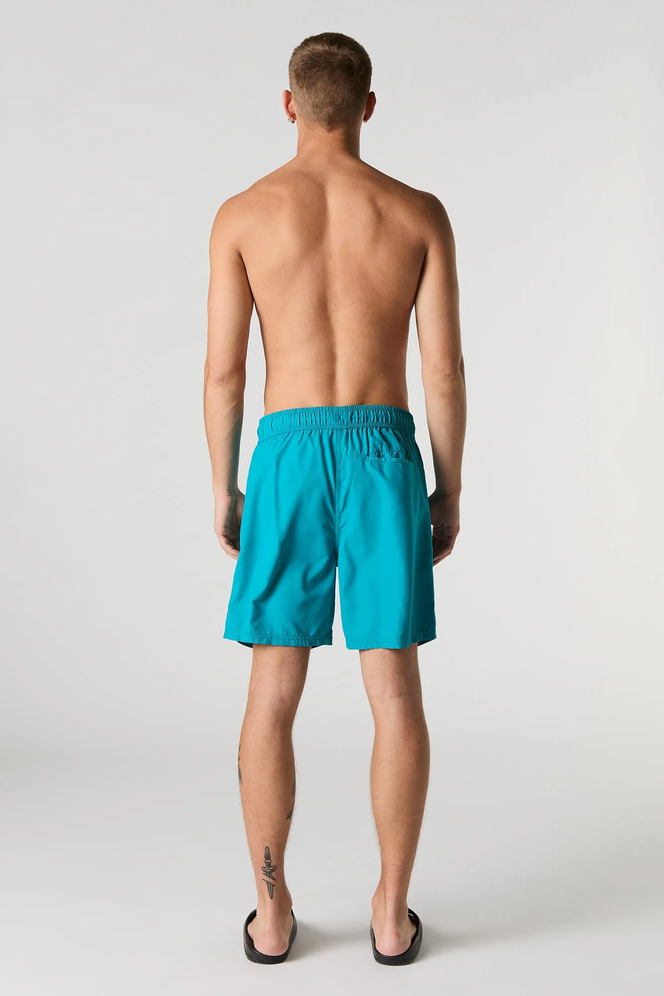 Short de surf uni à taille coulissante sold by Urban Planet product image thumbnail 3