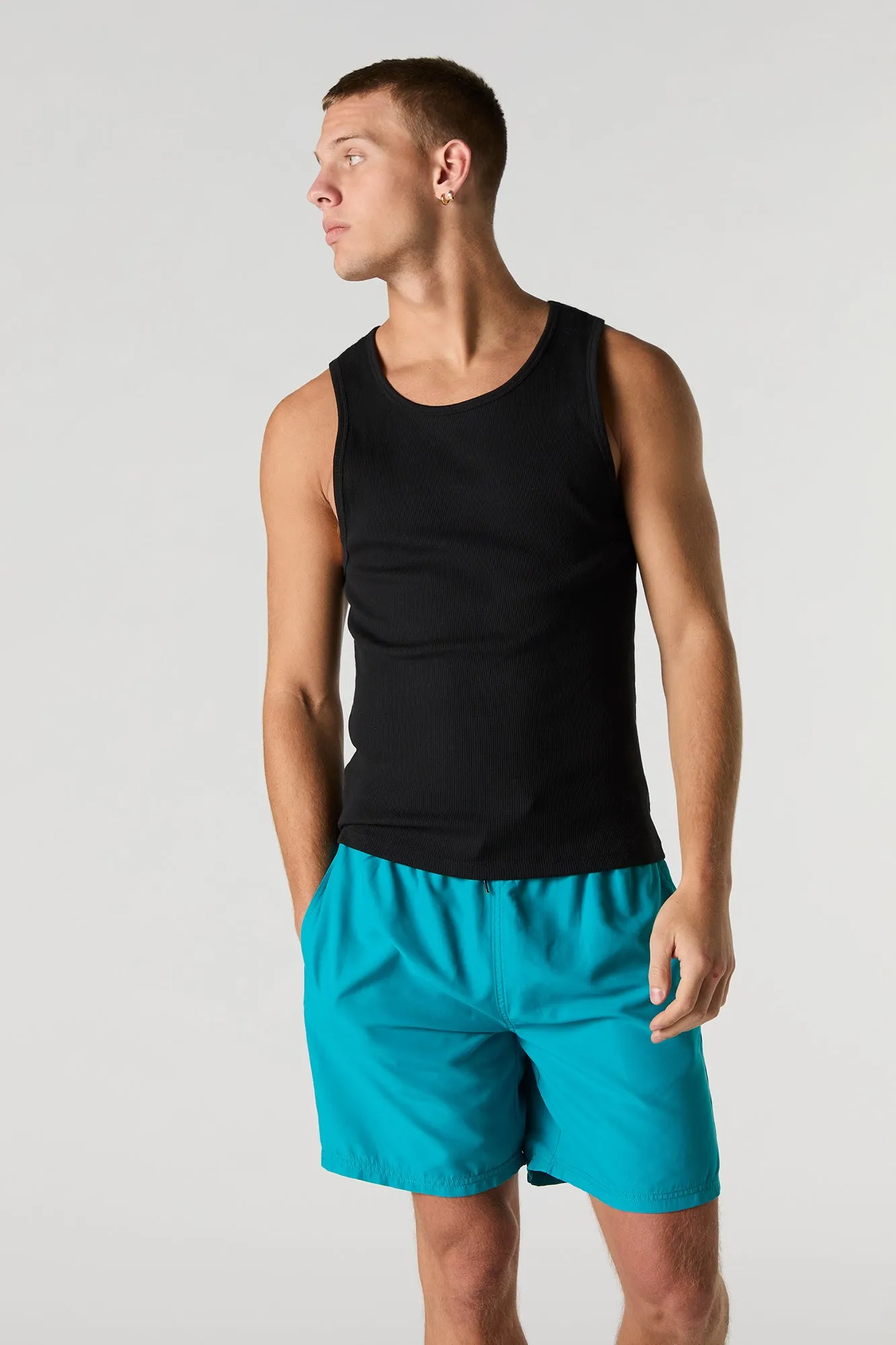 Short de surf uni à taille coulissante sold by Urban Planet