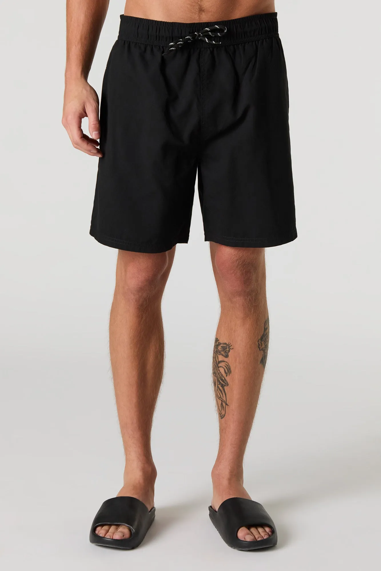 Short de surf uni à taille coulissante sold by Urban Planet product image thumbnail 5