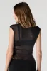 Mesh Asymmetrical Tank sold by Urban Planet