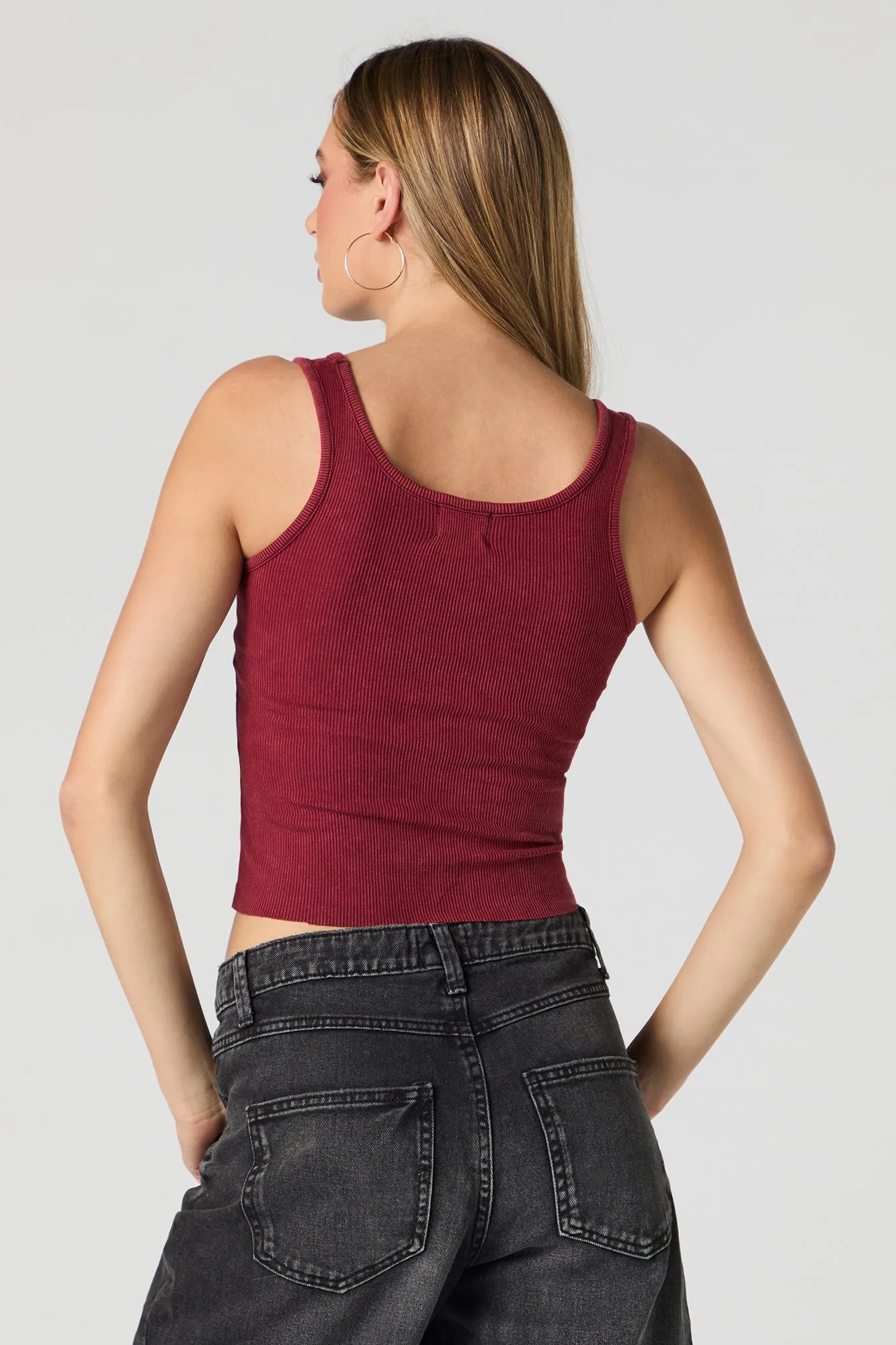 Ford Bronco Graphic Washed Ribbed Tank sold by Urban Planet product image thumbnail 2