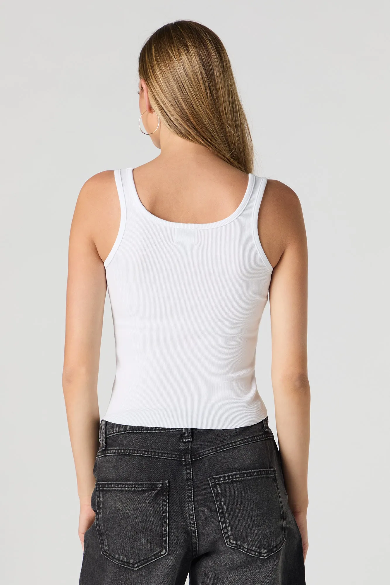 Débardeur côtelé délavé à imprimé Ford Built Tough sold by Urban Planet product image thumbnail 2