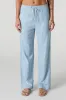 Pantalon à jambe large et taille basse en lin sold by Urban Planet