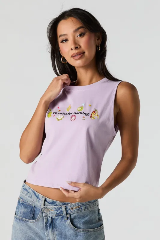 Embroidered Muscle Tank sold by Urban Planet