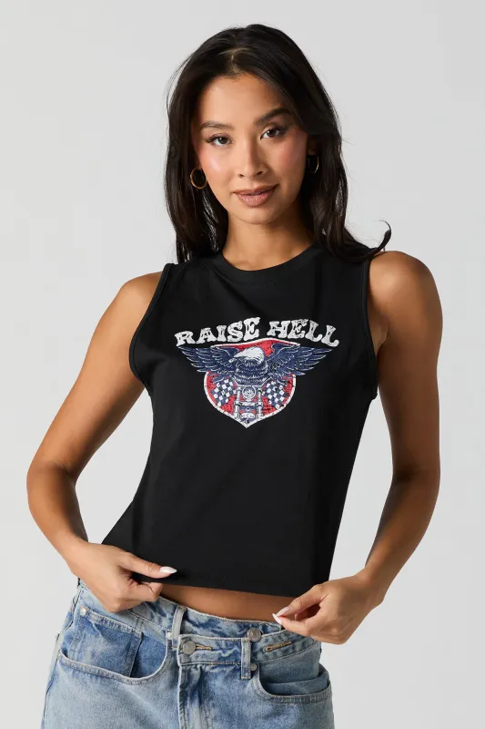 Graphic Muscle Tank sold by Urban Planet