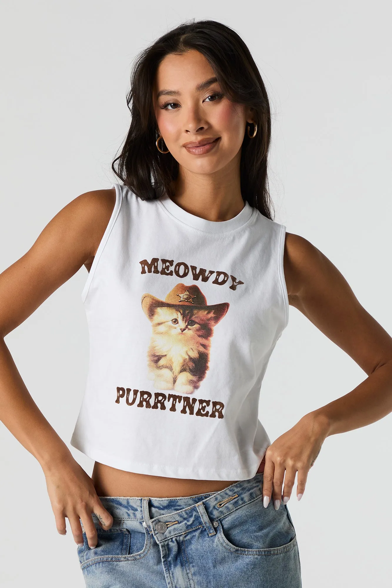 Graphic Muscle Tank sold by Urban Planet product image thumbnail 4