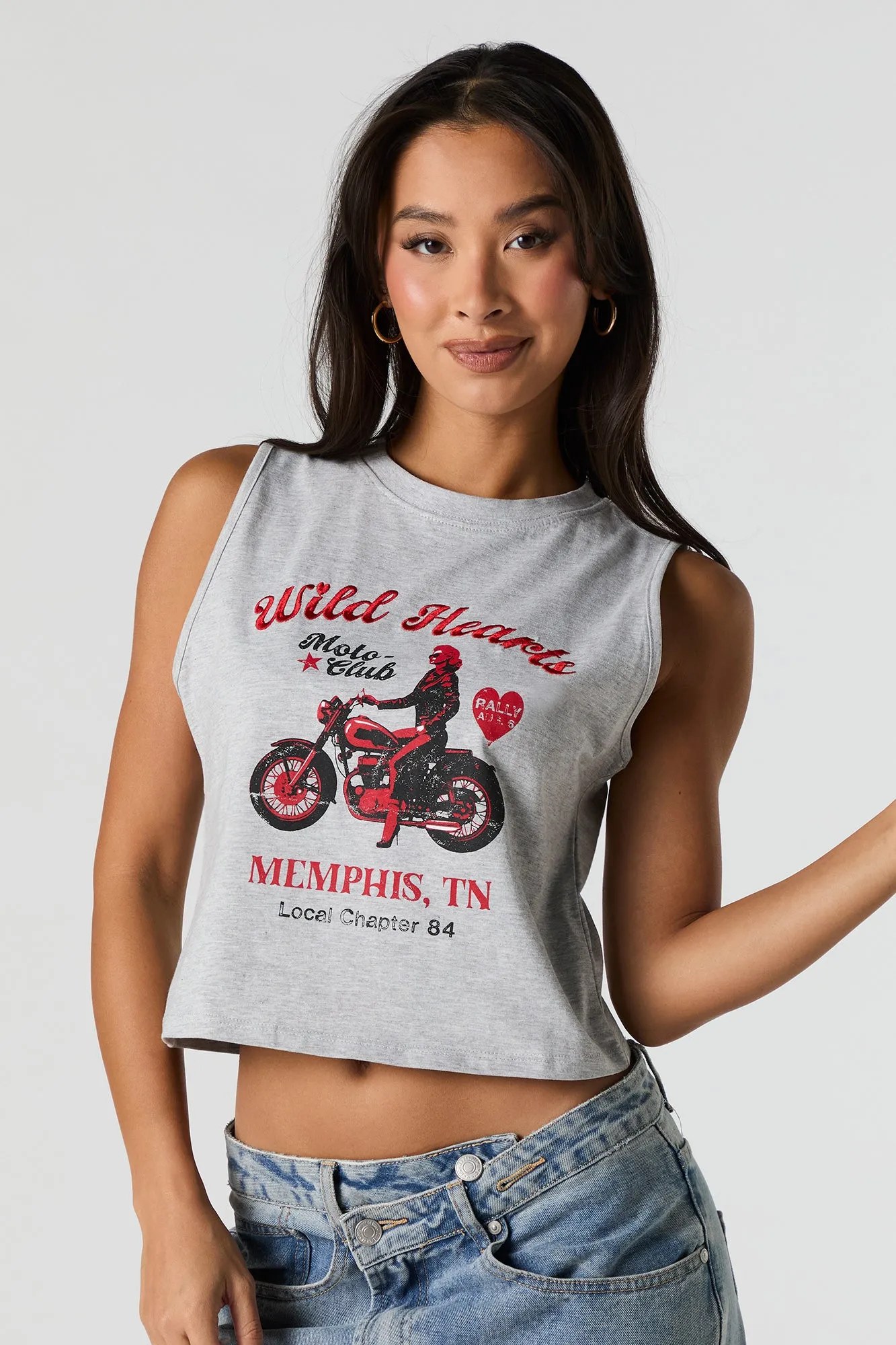 Débardeur sport avec motif brodé sold by Urban Planet product image thumbnail 4