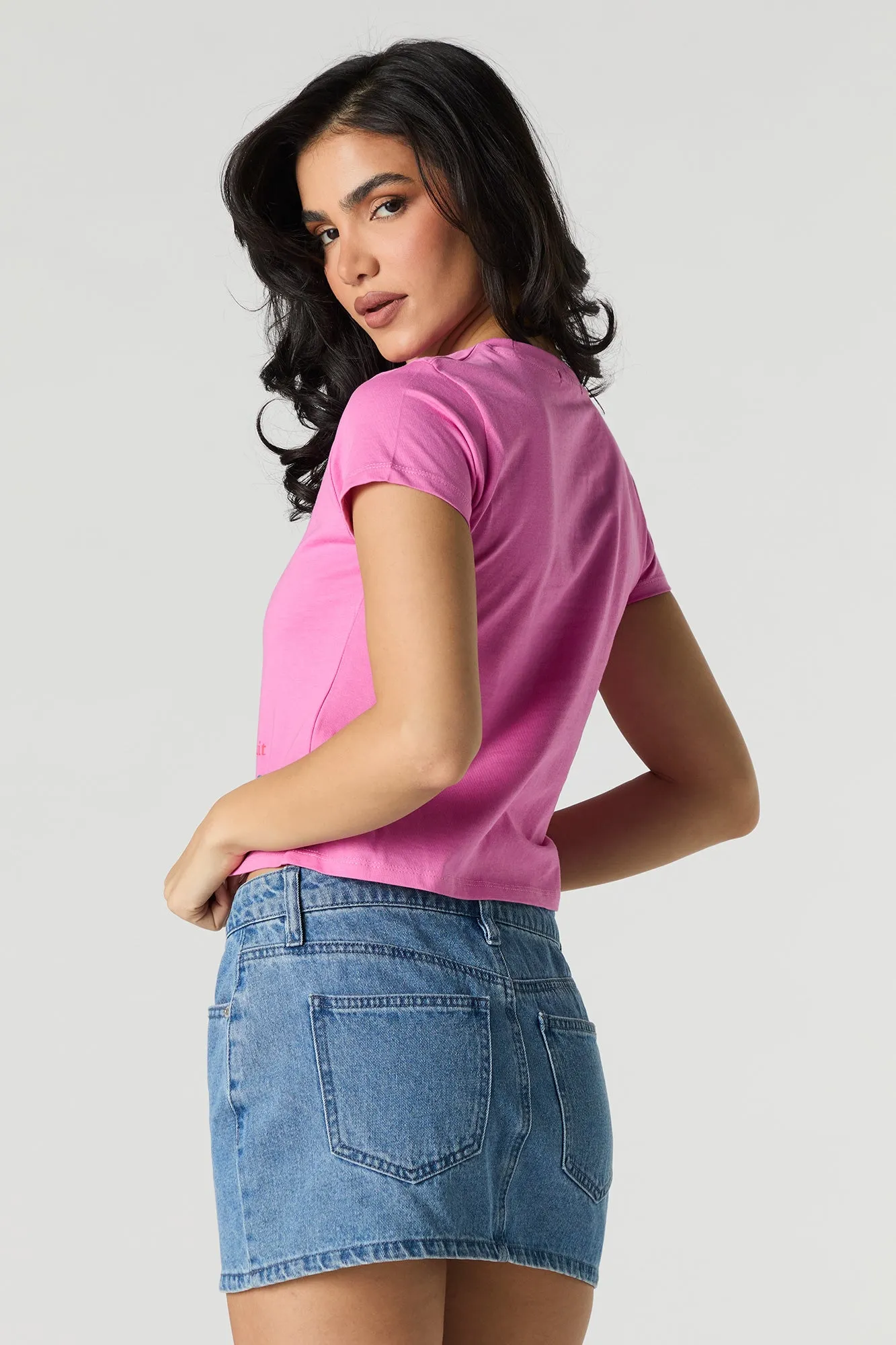 T-shirt court à imprimé Yuzu sold by Urban Planet product image thumbnail 2