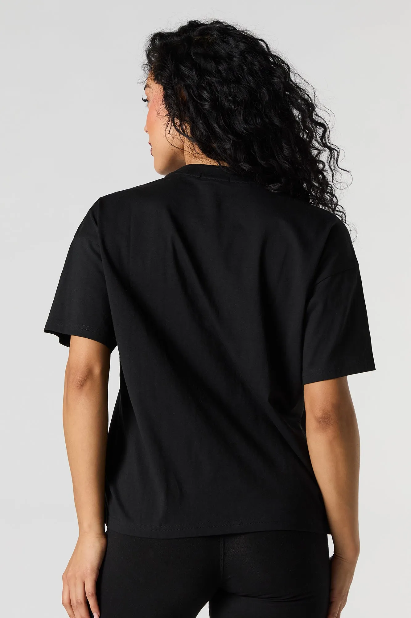 T-shirt décontracté à imprimé Rodeo Queen avec pierres du Rhin sold by Urban Planet product image thumbnail 2