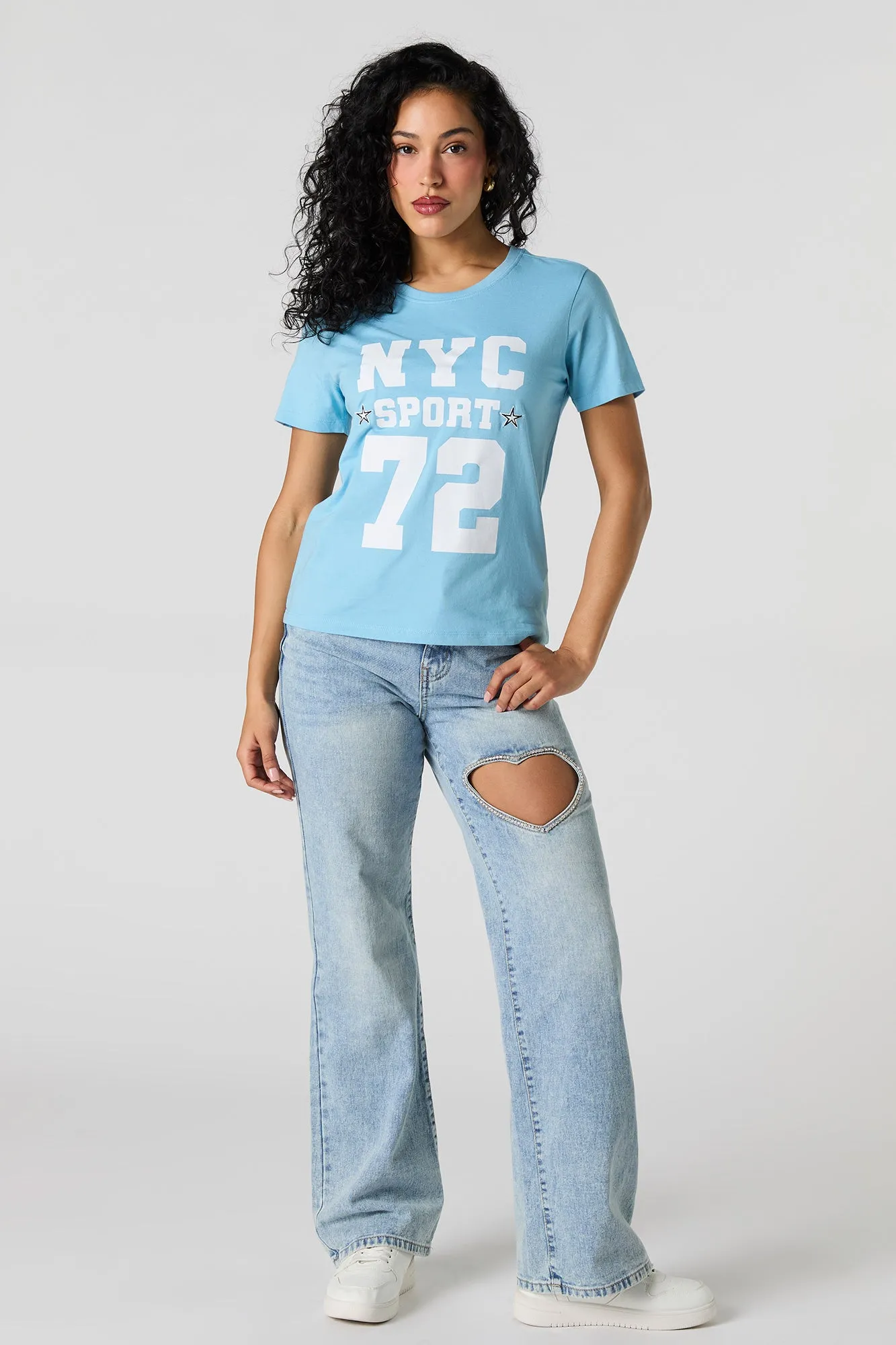 NYC Sport Graphic T-Shirt sold by Urban Planet product image thumbnail 3