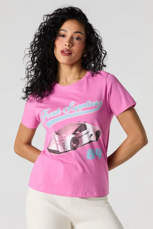 T-shirt à imprimé Fresh Supplies sold by Urban Planet