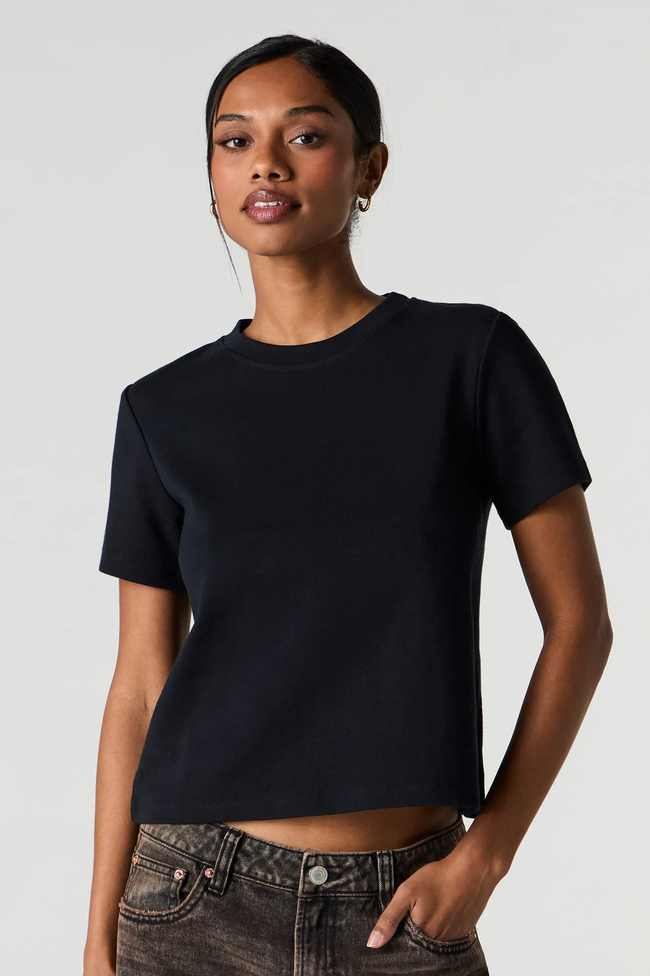 Relaxed Crewneck T-Shirt sold by Urban Planet product image thumbnail 4