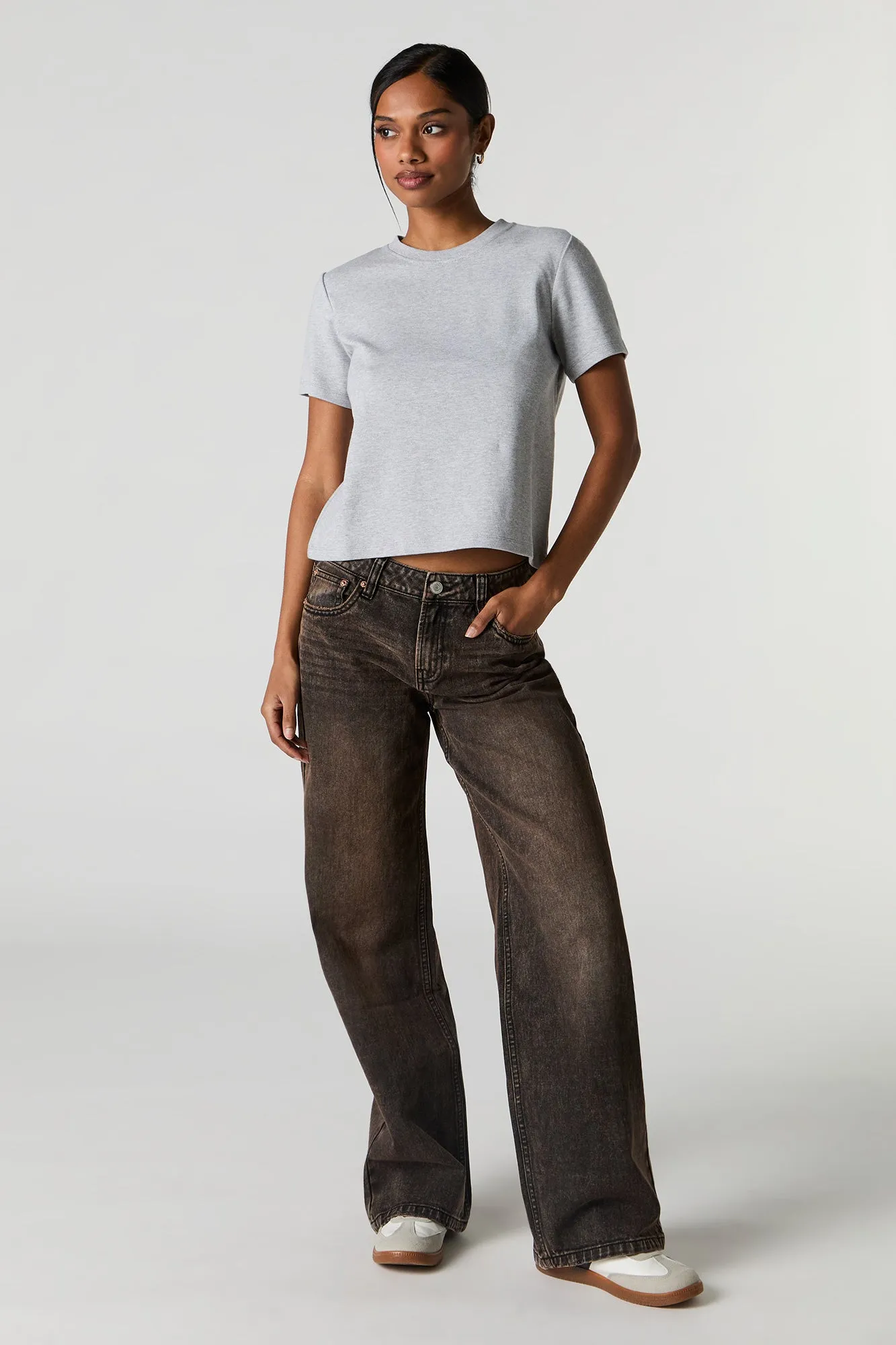 Relaxed Crewneck T-Shirt sold by Urban Planet product image thumbnail 3