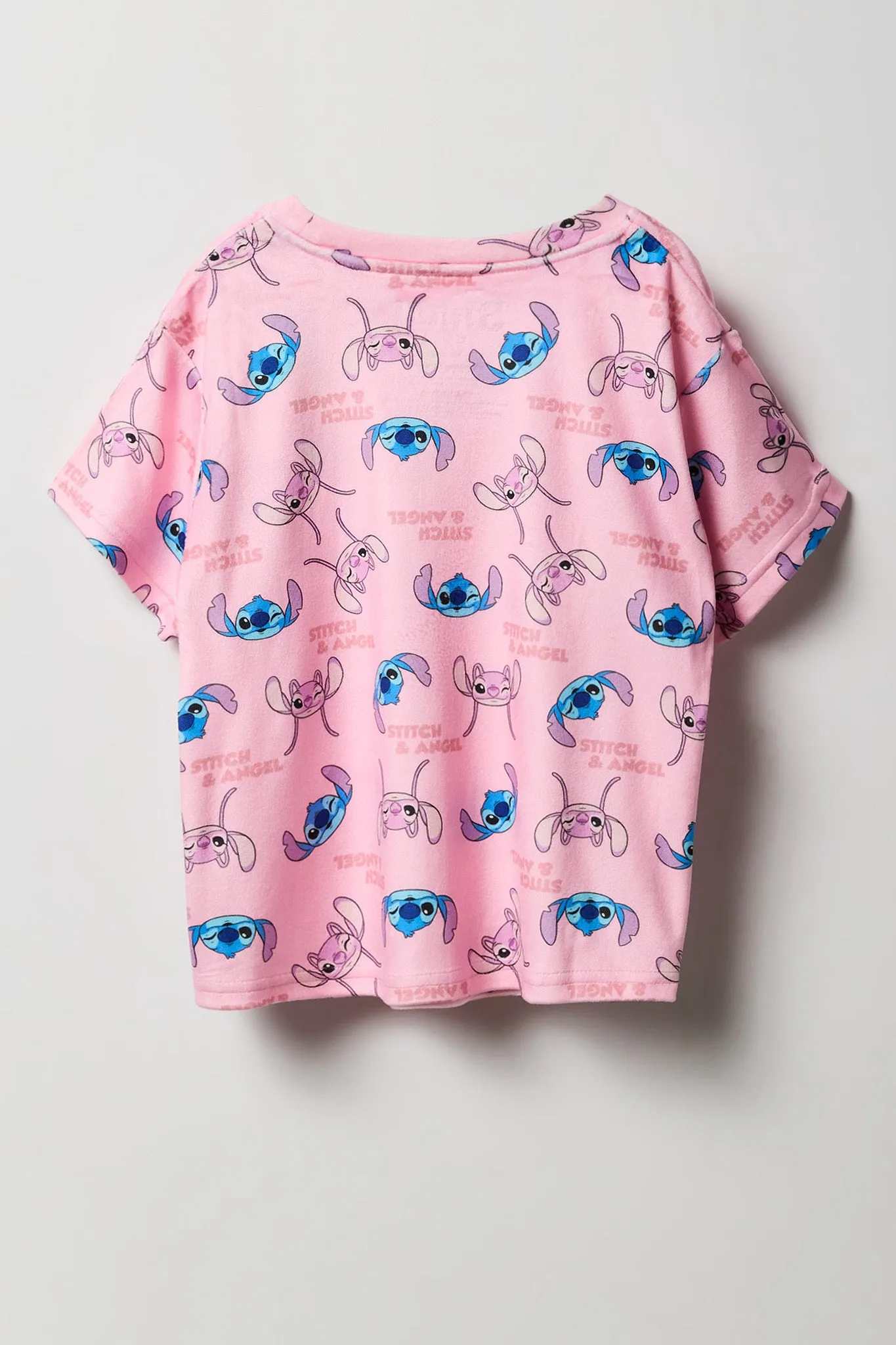 Ensemble avec t-shirt à imprimé Angel & Stitch et pantalon pour fille sold by Urban Planet product image thumbnail 3