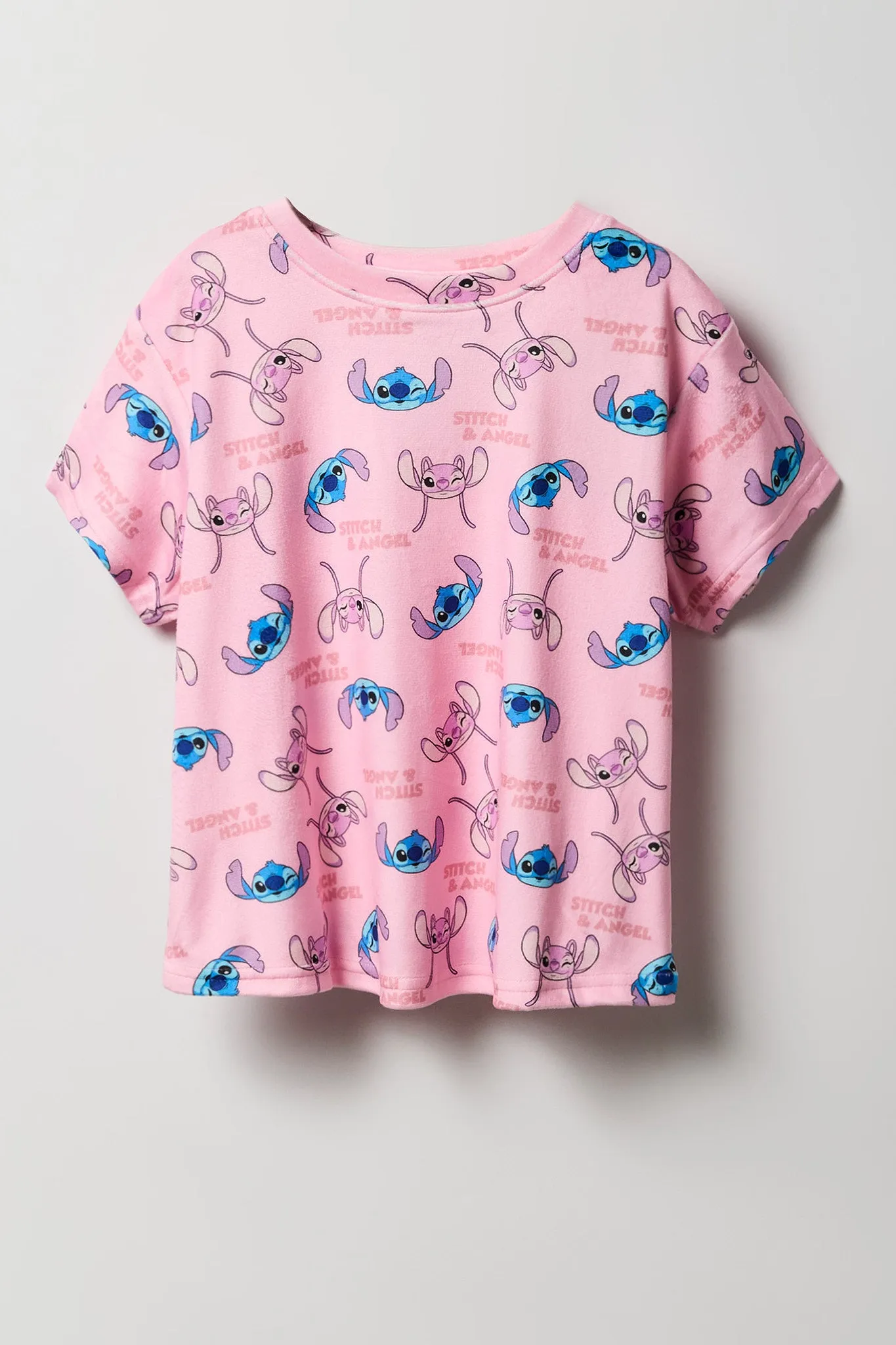 Ensemble avec t-shirt à imprimé Angel & Stitch et pantalon pour fille sold by Urban Planet product image thumbnail 2