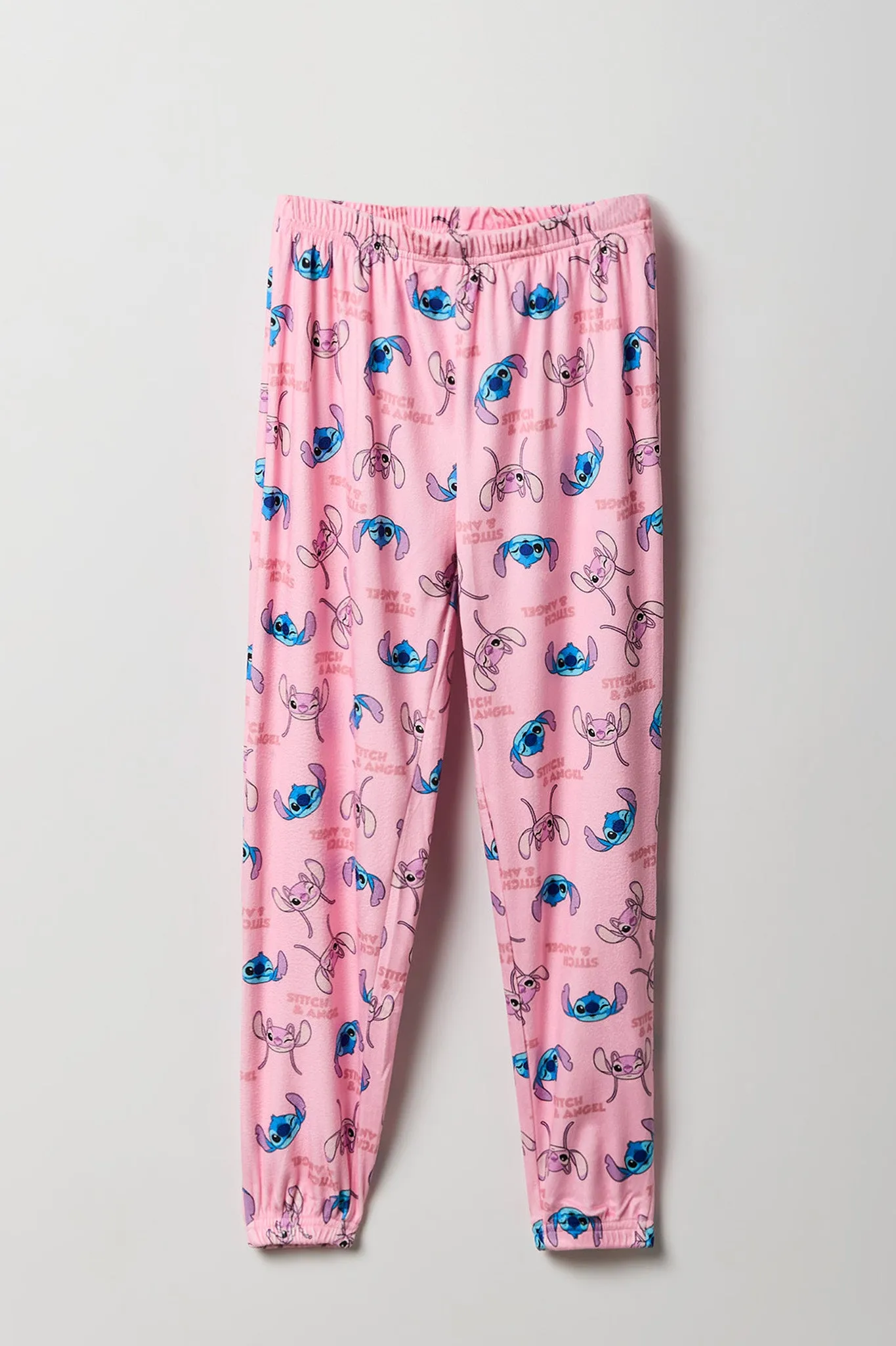 Ensemble avec t-shirt à imprimé Angel & Stitch et pantalon pour fille sold by Urban Planet product image thumbnail 4