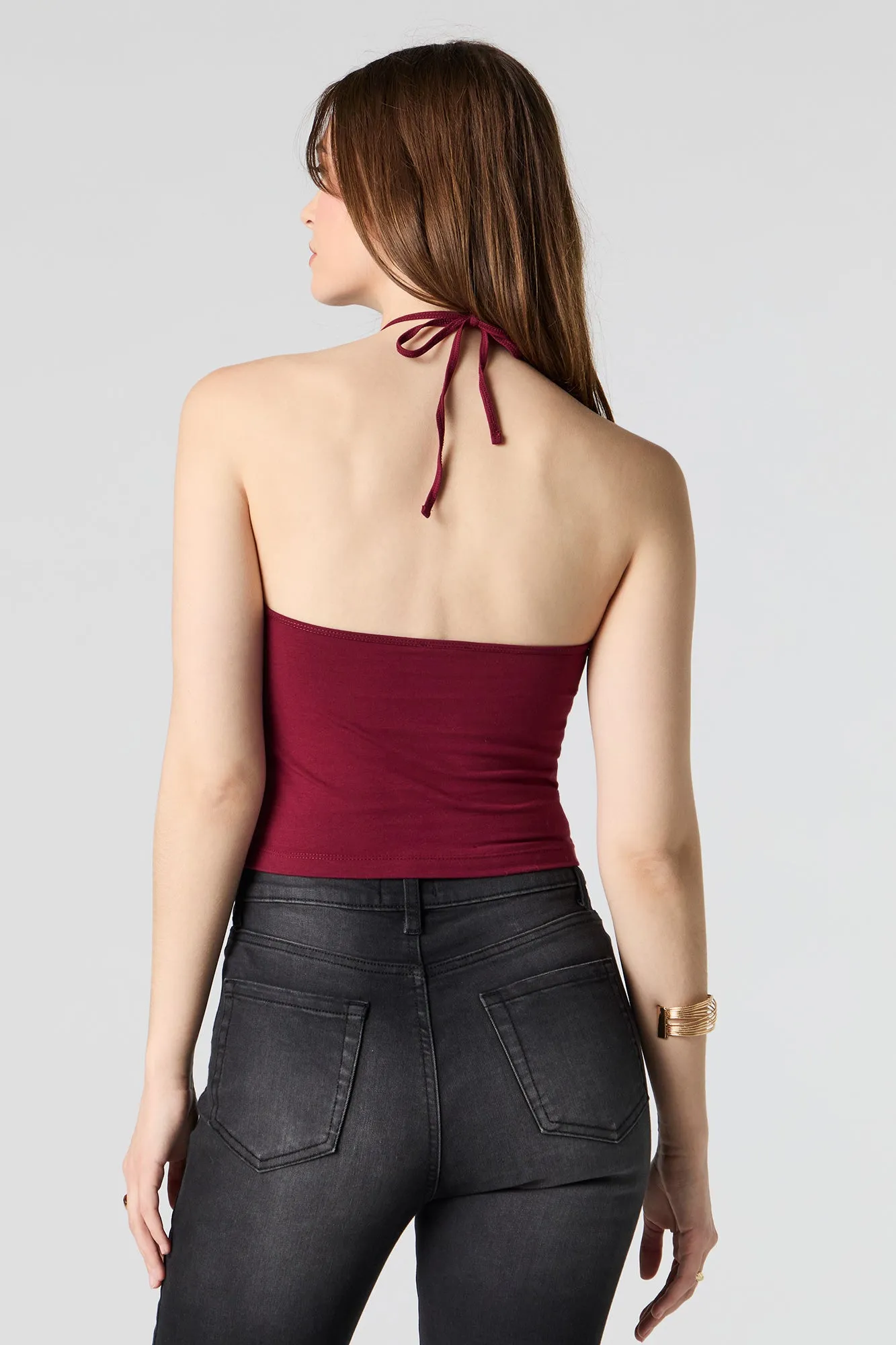 Haut bain-de-soleil à imprimé Ford Mustang avec ourlet bandana sold by Urban Planet product image thumbnail 2