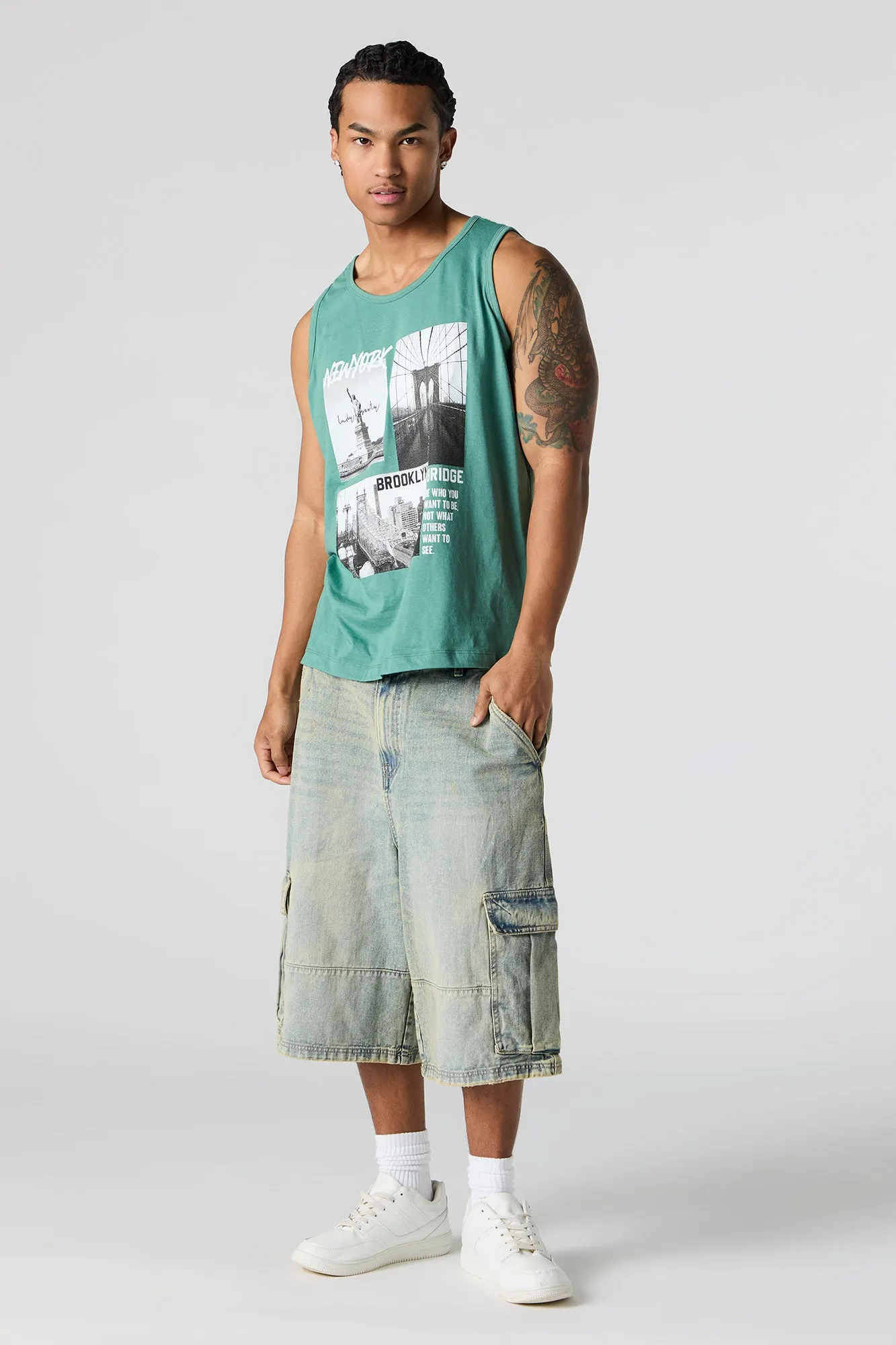 Débardeur à imprimé New York sold by Urban Planet product image thumbnail 3