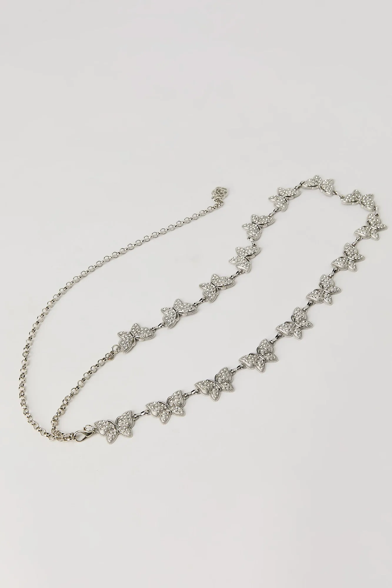 Rhinestone Butterfly Chain Belt sold by Urban Planet product image thumbnail 3