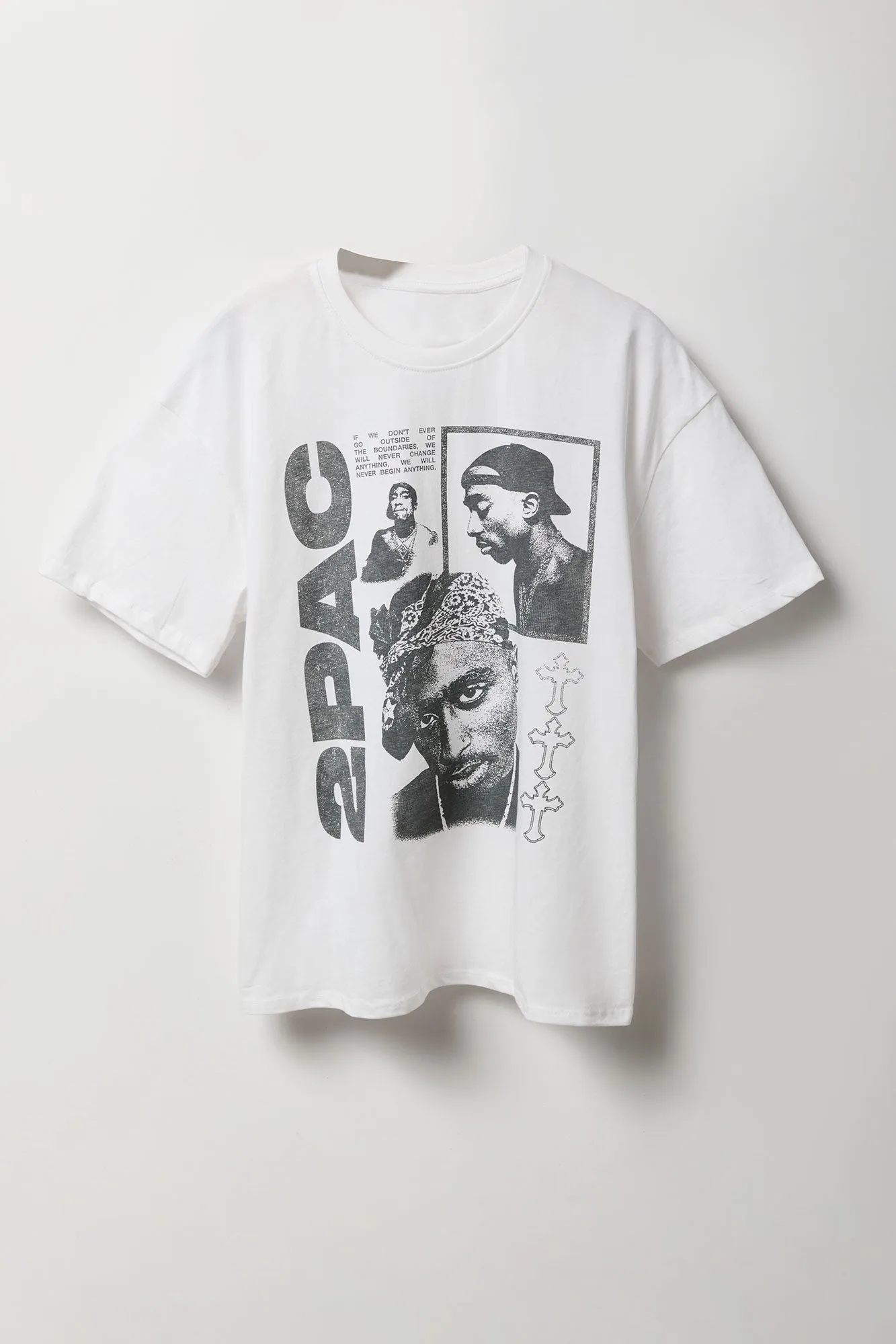 T-shirt à imprimé Tupac sold by Urban Planet