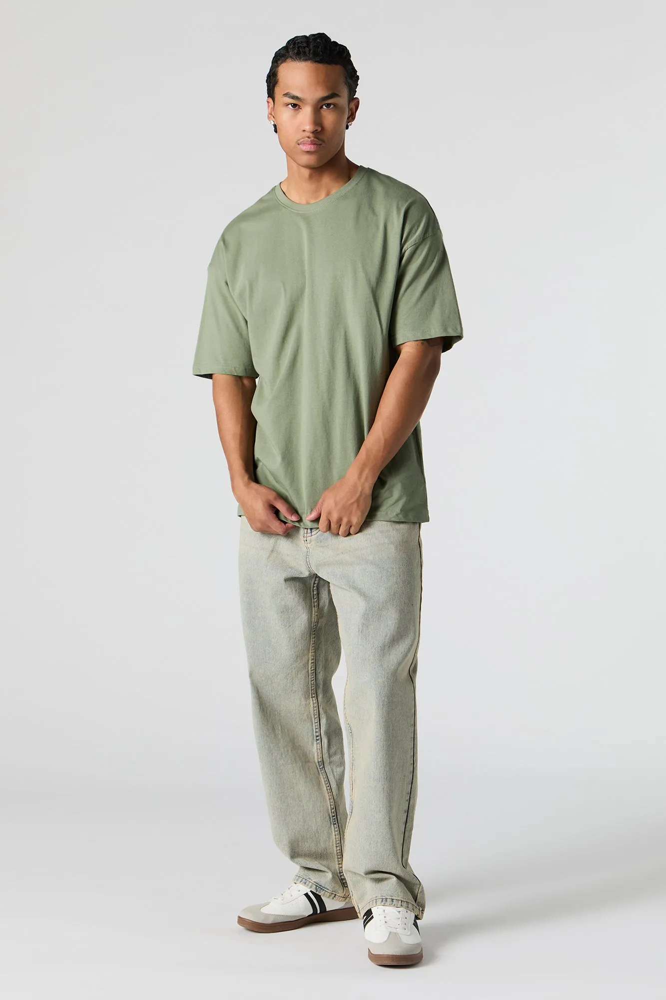 T-shirt ras du cou surdimensionné sold by Urban Planet product image thumbnail 3