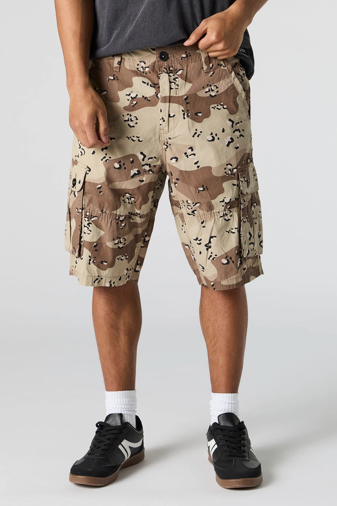 Camo Print Cargo Short sold by Urban Planet product image thumbnail 4