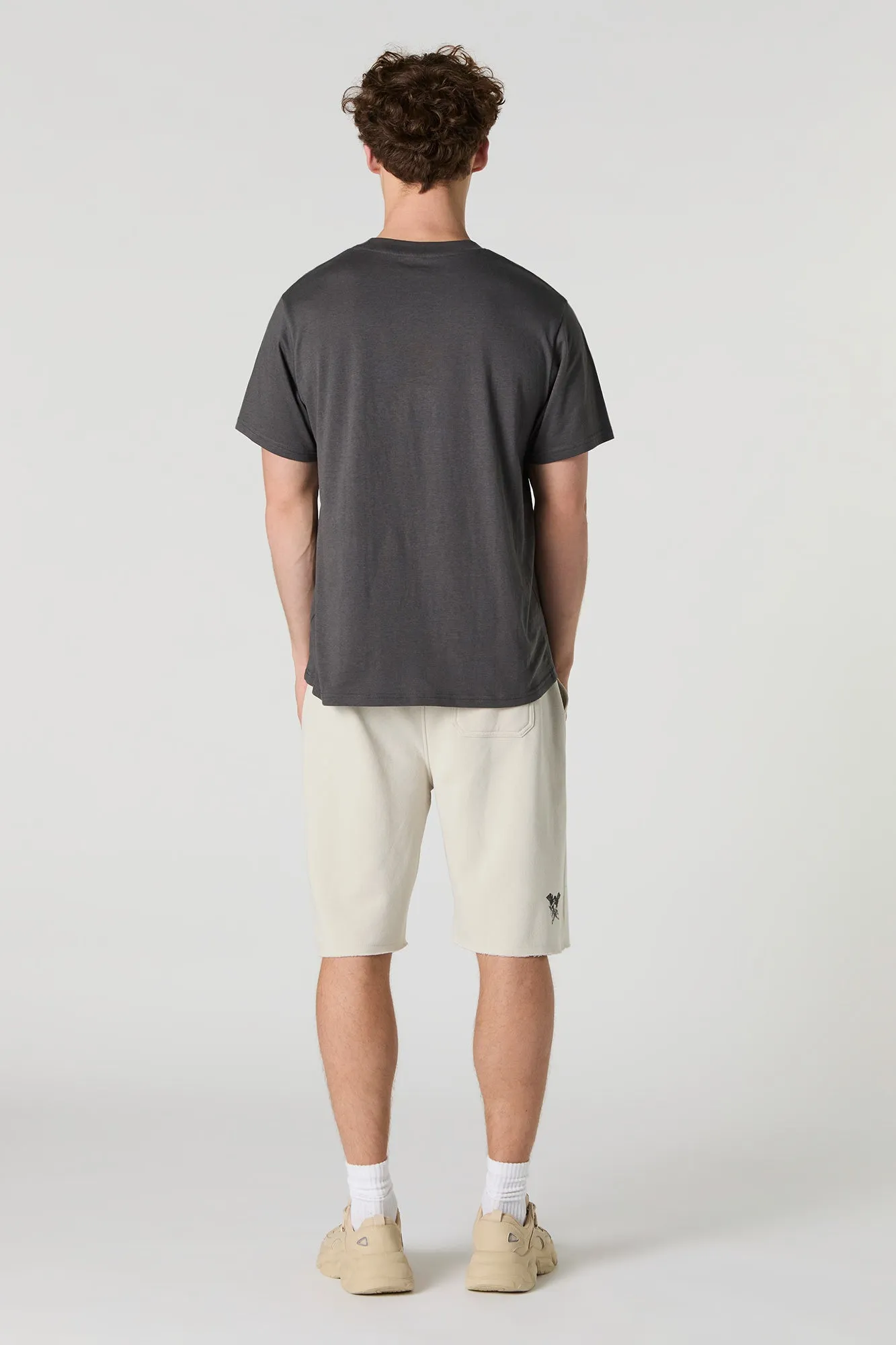 Graphic Fleece Jort sold by Urban Planet product image thumbnail 3