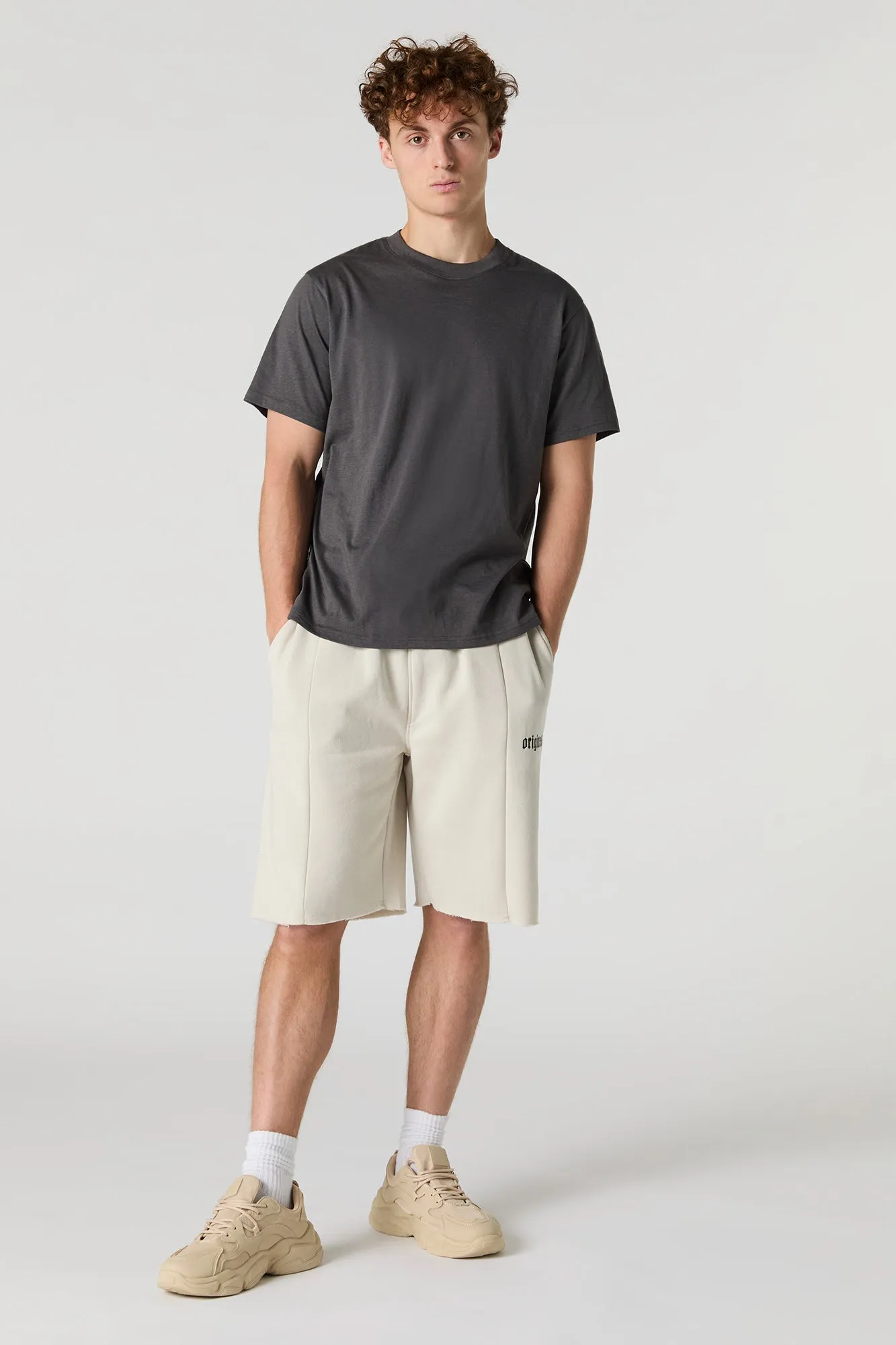 Graphic Fleece Jort sold by Urban Planet product image thumbnail 2