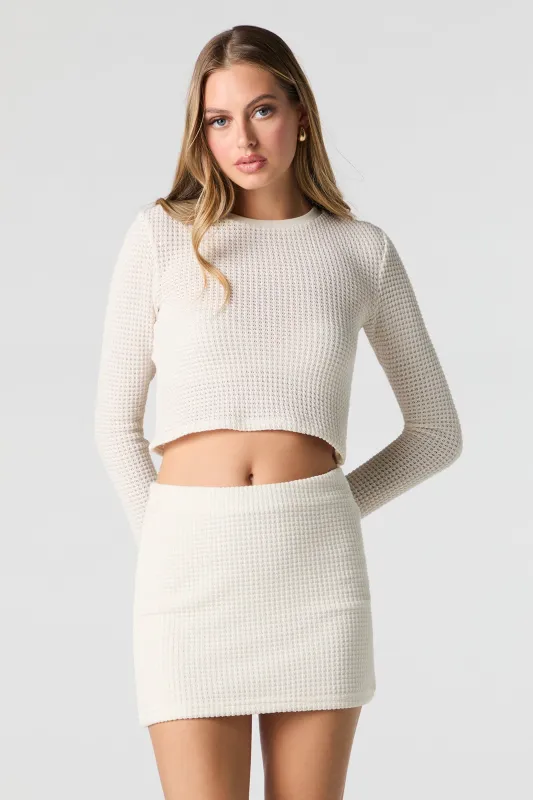 Knit Mini Skirt sold by Urban Planet