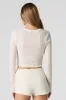 Haut court à manches longues en tricot sold by Urban Planet