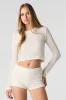 Haut court à manches longues en tricot sold by Urban Planet