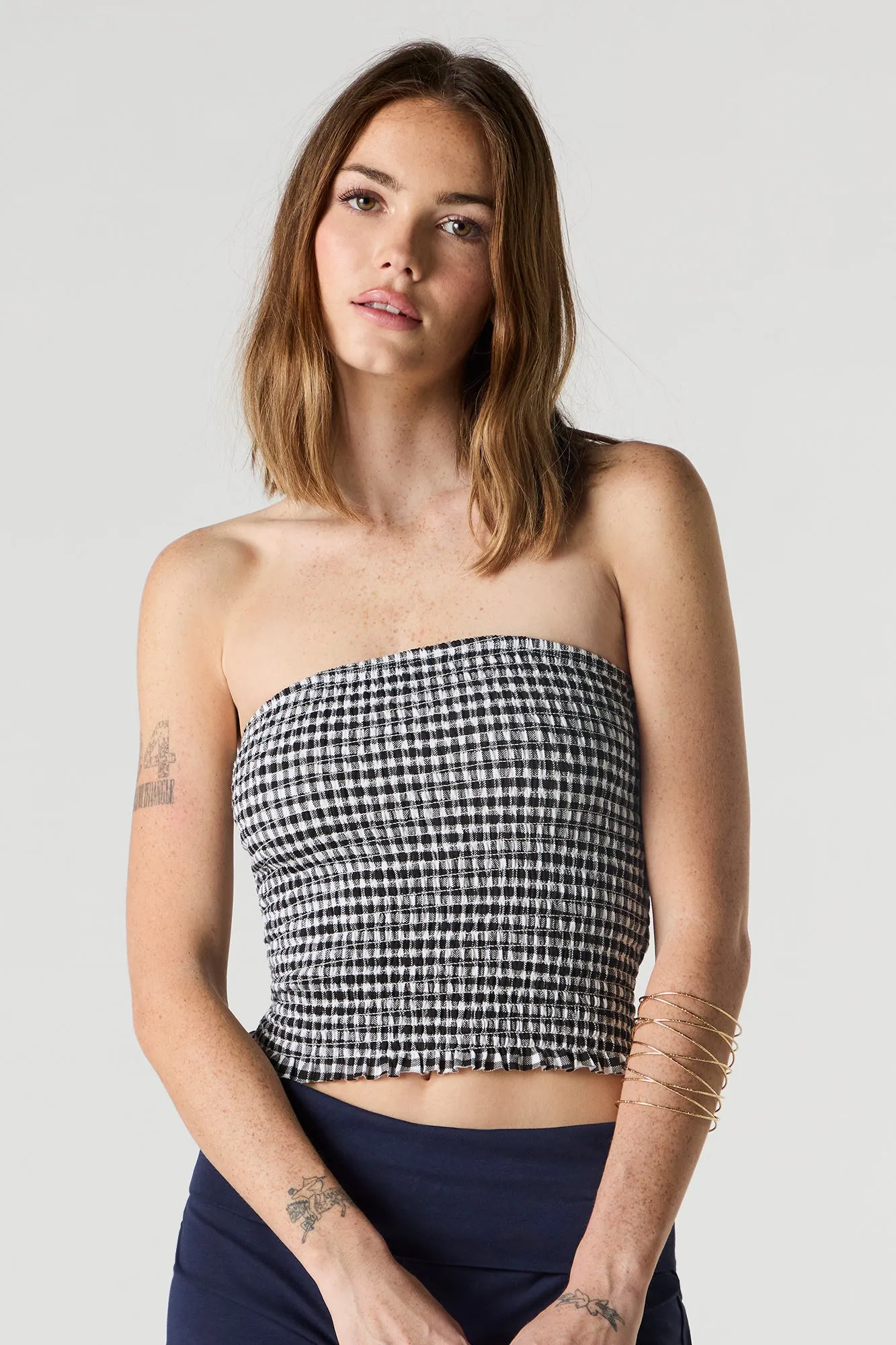Smocked Tube Top sold by Urban Planet product image thumbnail 4