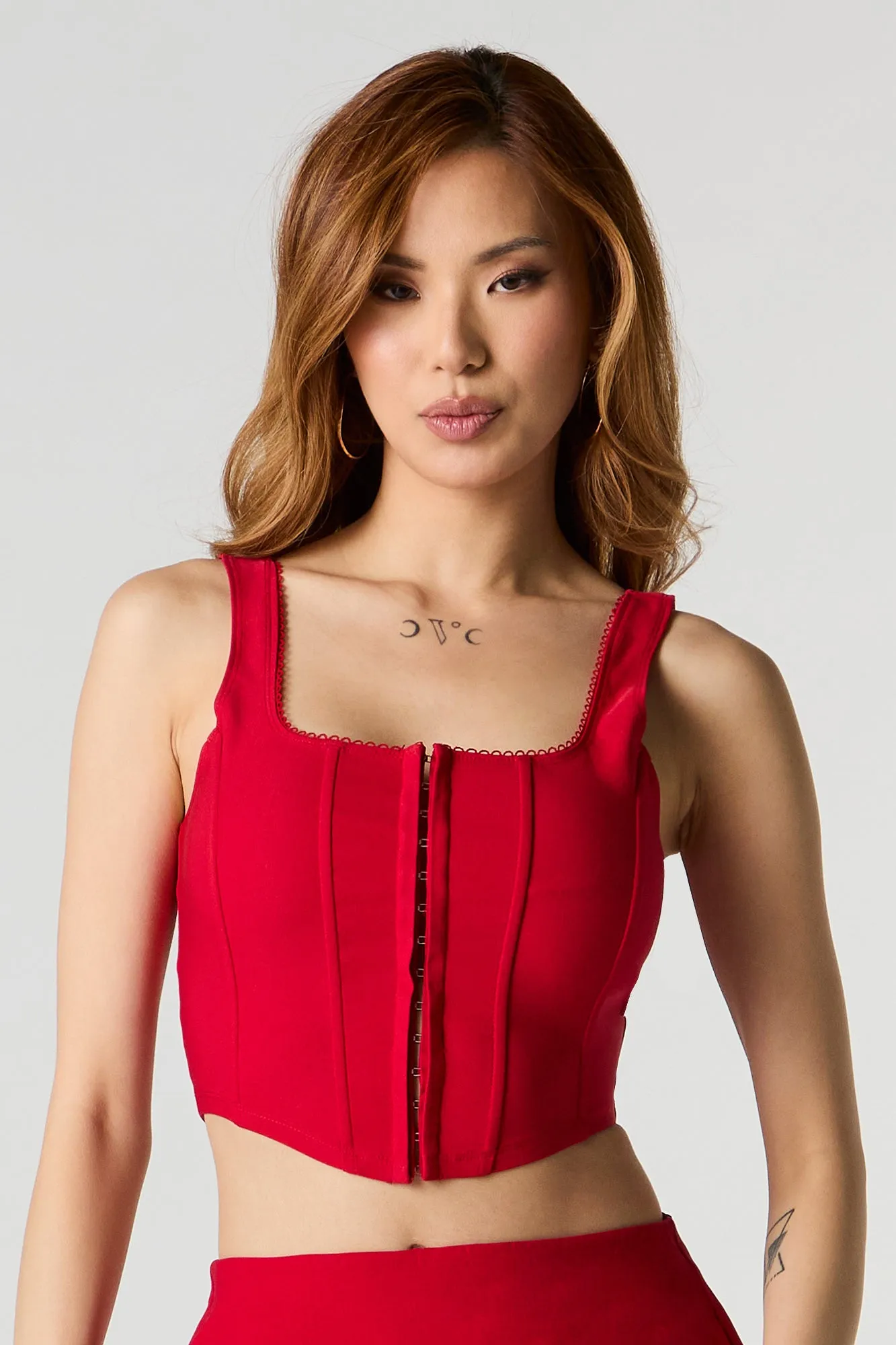 Cami corset avec agrafe sold by Urban Planet product image thumbnail 4