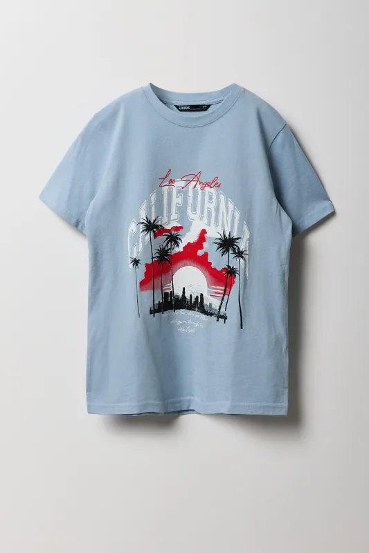 T-shirt à imprimé LA California pour garçon sold by Urban Planet