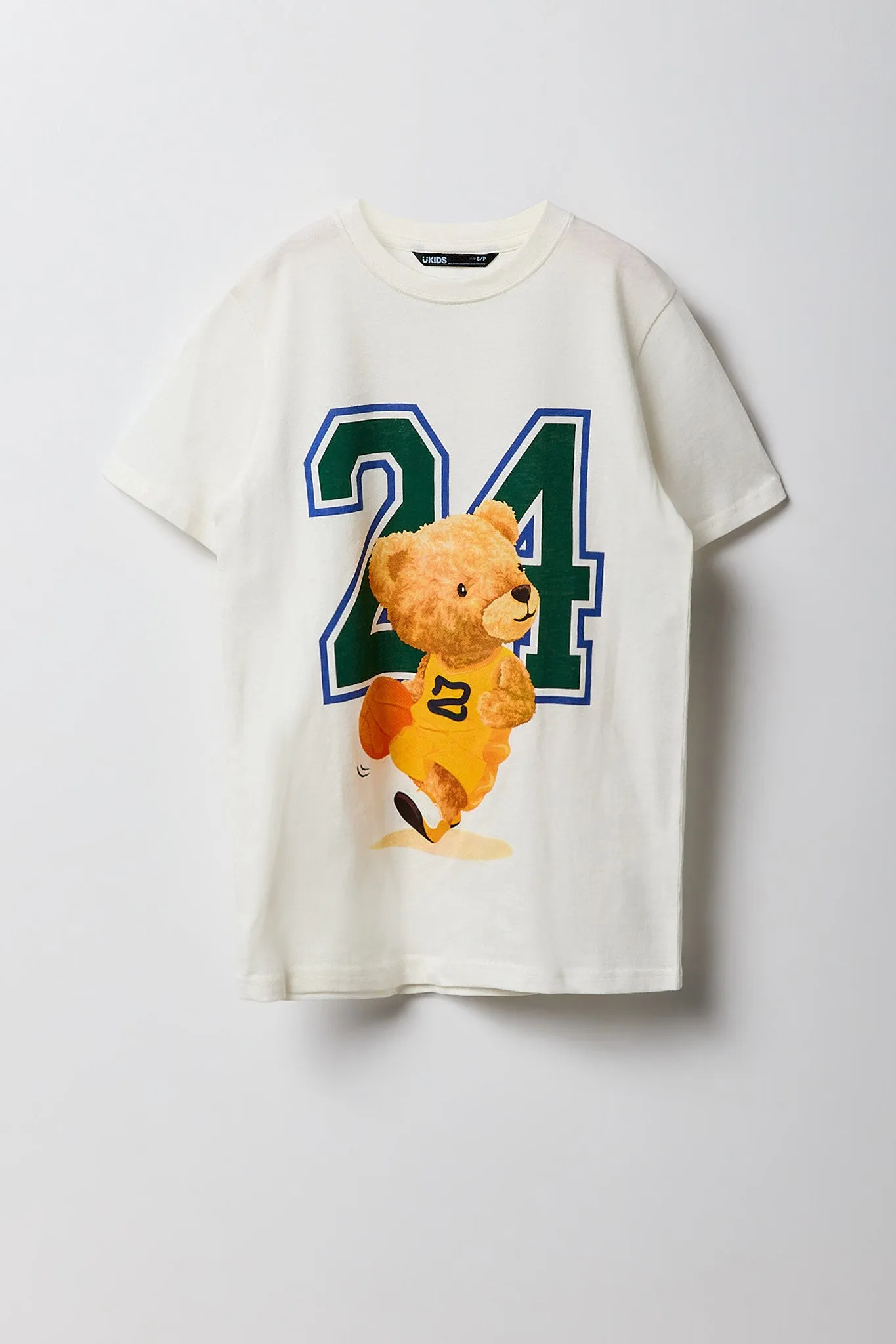 Boys Basketball Bear Graphic T-Shirt sold by Urban Planet