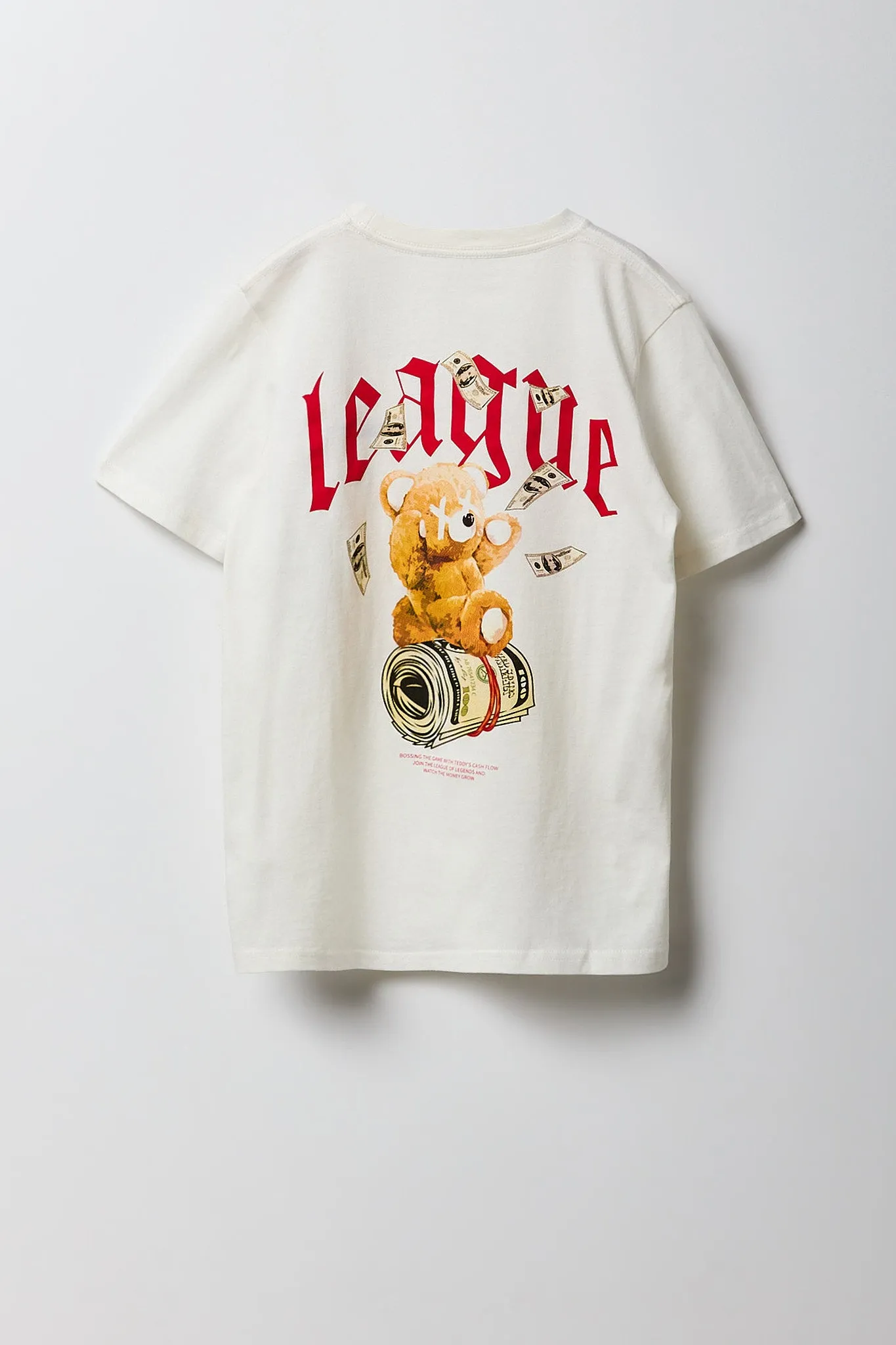 T-shirt à imprimé Money Bear pour garçon sold by Urban Planet
