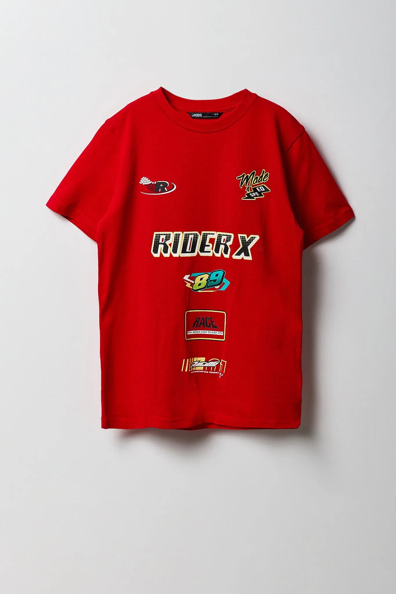 Boys Rider X Graphic T-Shirt sold by Urban Planet product image thumbnail 4