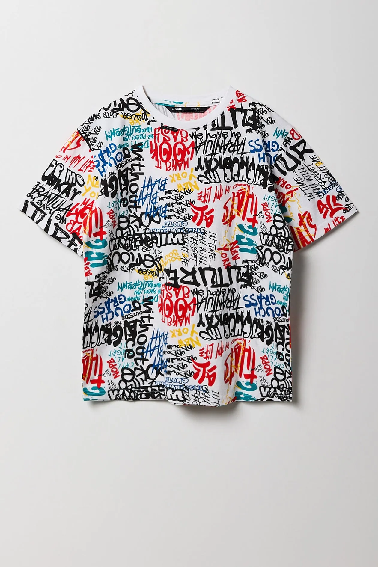 Boys Graffiti Printed T-Shirt sold by Urban Planet