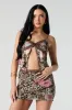 Mesh Lace Trim Mini Skirt sold by Urban Planet