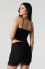 Mesh Lace Trim Mini Skirt sold by Urban Planet