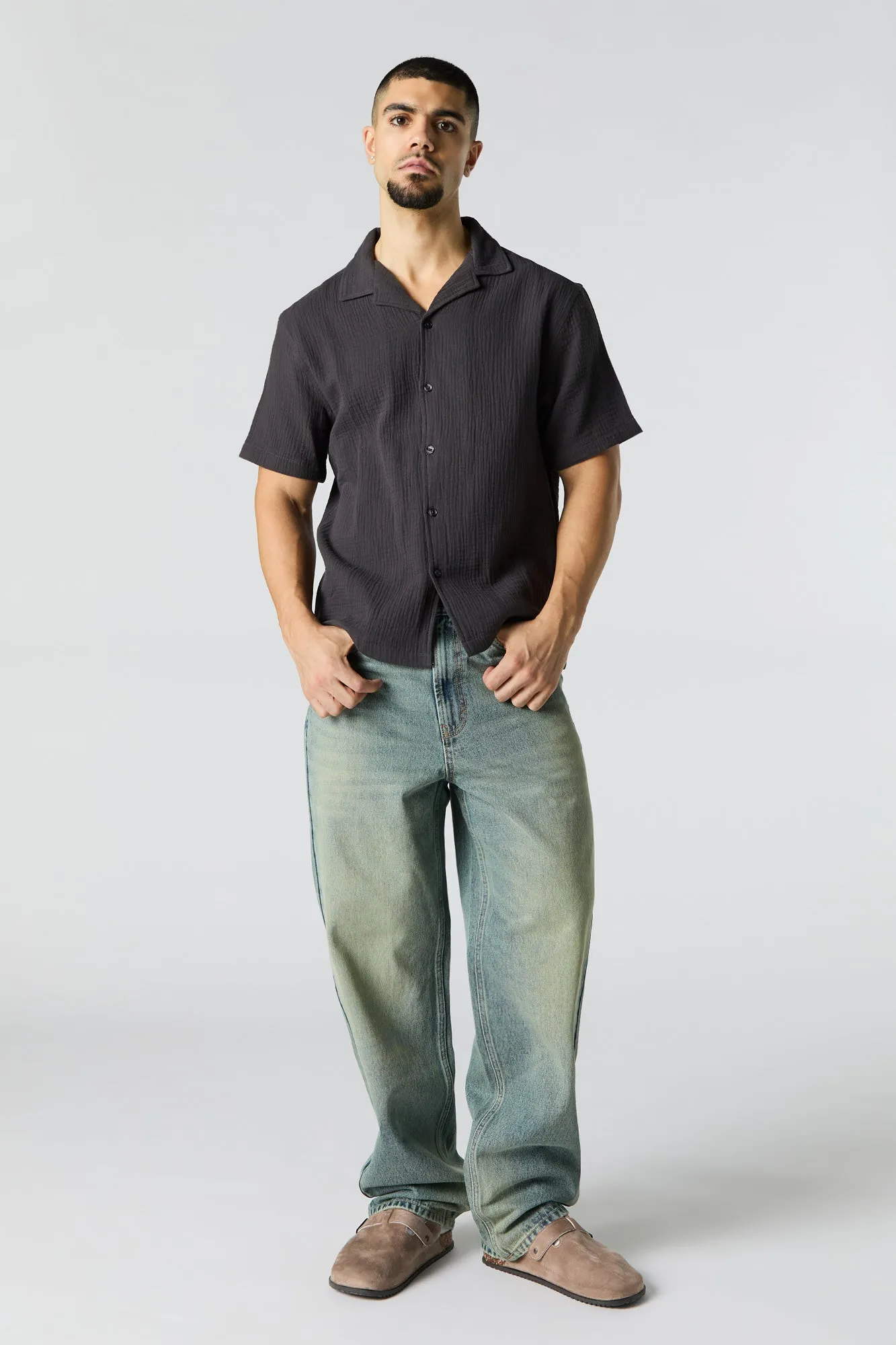 Haut boutonné texturé sold by Urban Planet product image thumbnail 3