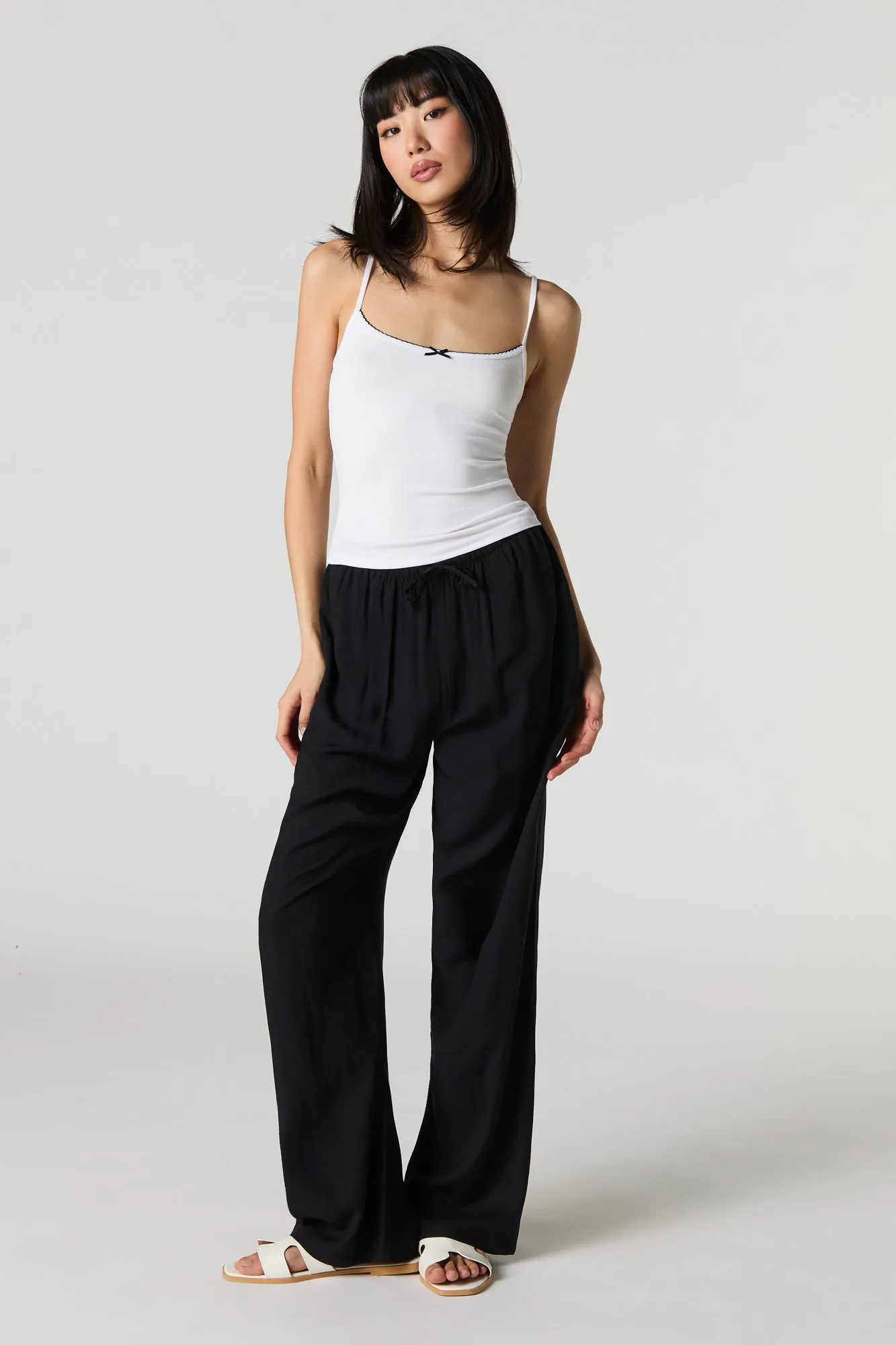 Drawstring Wide Leg Pant sold by Urban Planet product image thumbnail 4
