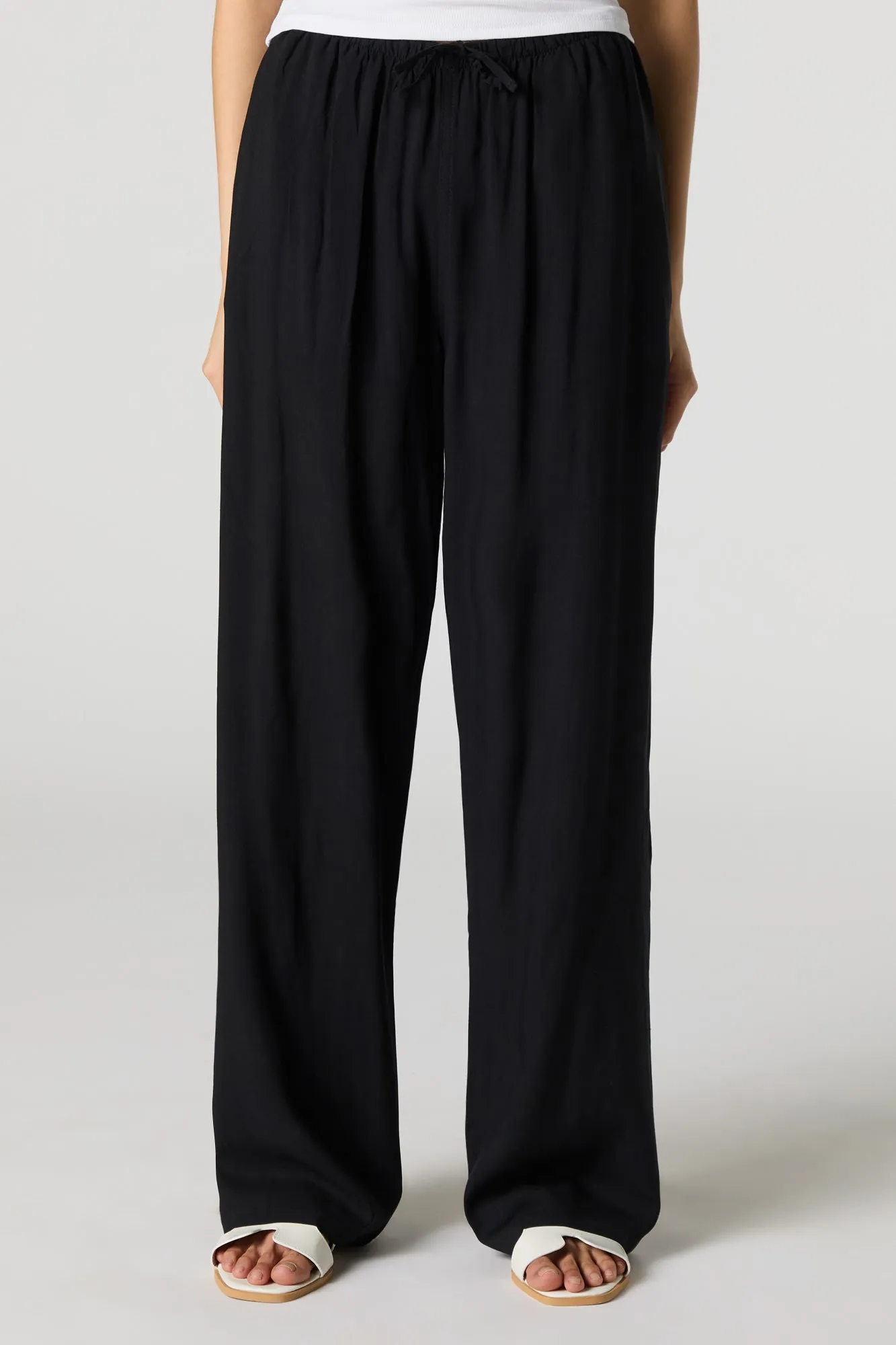 Drawstring Wide Leg Pant sold by Urban Planet product image thumbnail 5