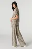 Linen Drawstring Wide Leg Pant sold by Urban Planet