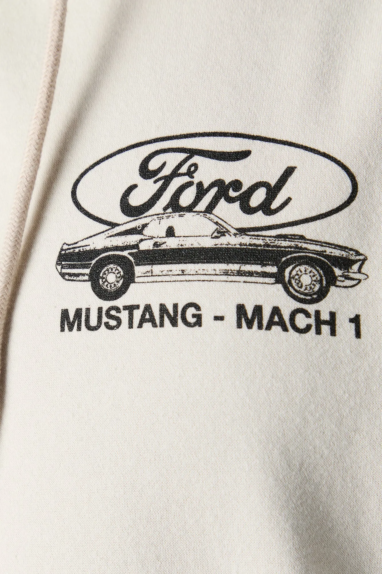 Ford Mustang Graphic Fleece Hoodie sold by Urban Planet product image thumbnail 4