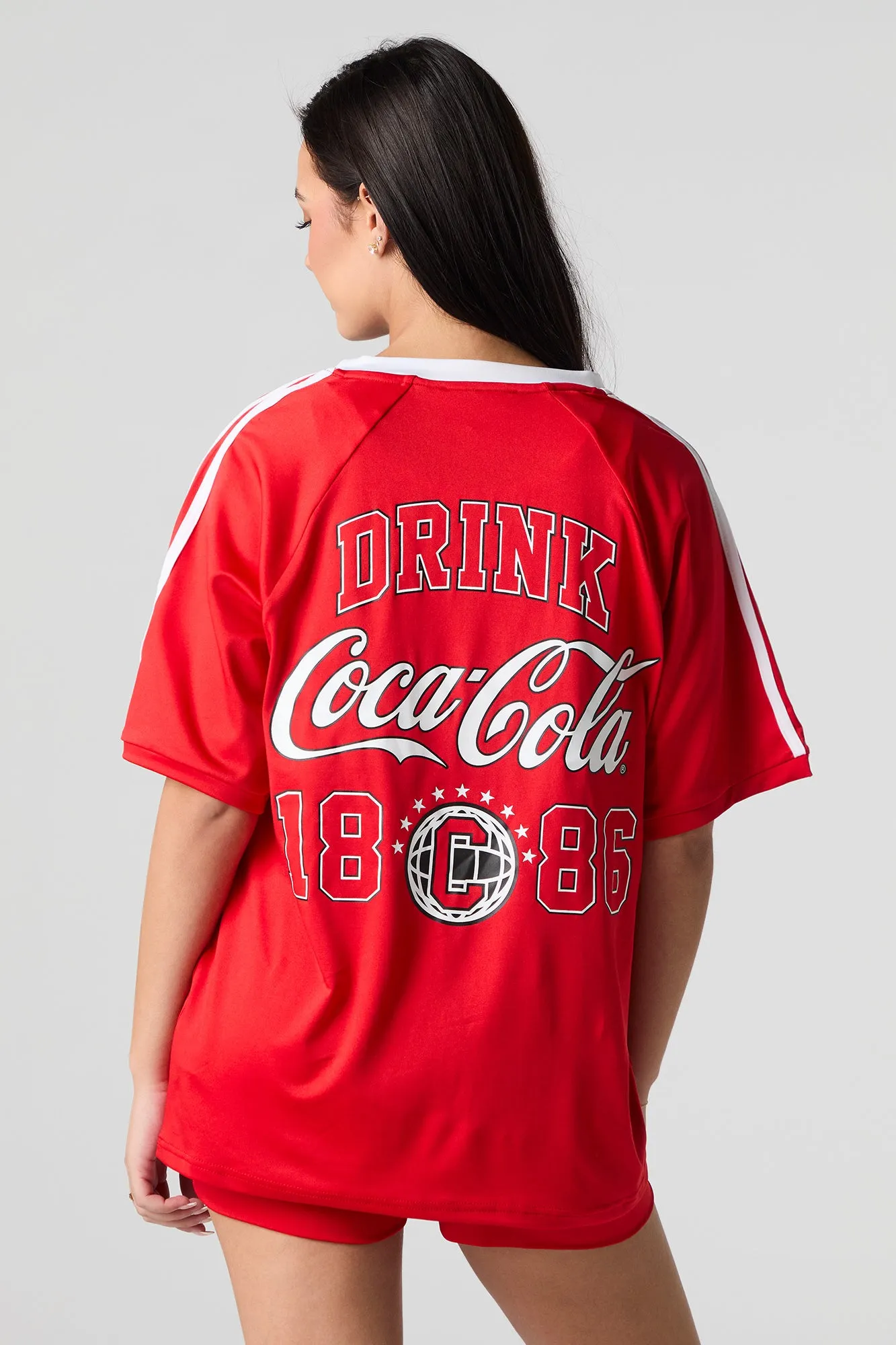 Contour Coca-Cola Graphic Jersey sold by Urban Planet