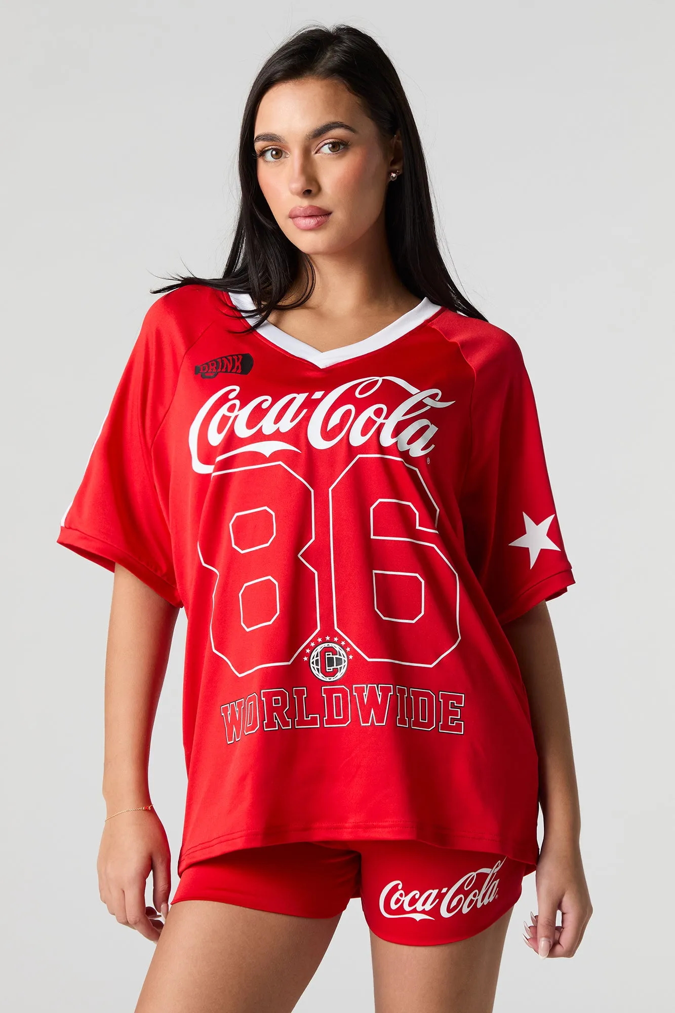 Contour Coca-Cola Graphic Jersey sold by Urban Planet product image thumbnail 2