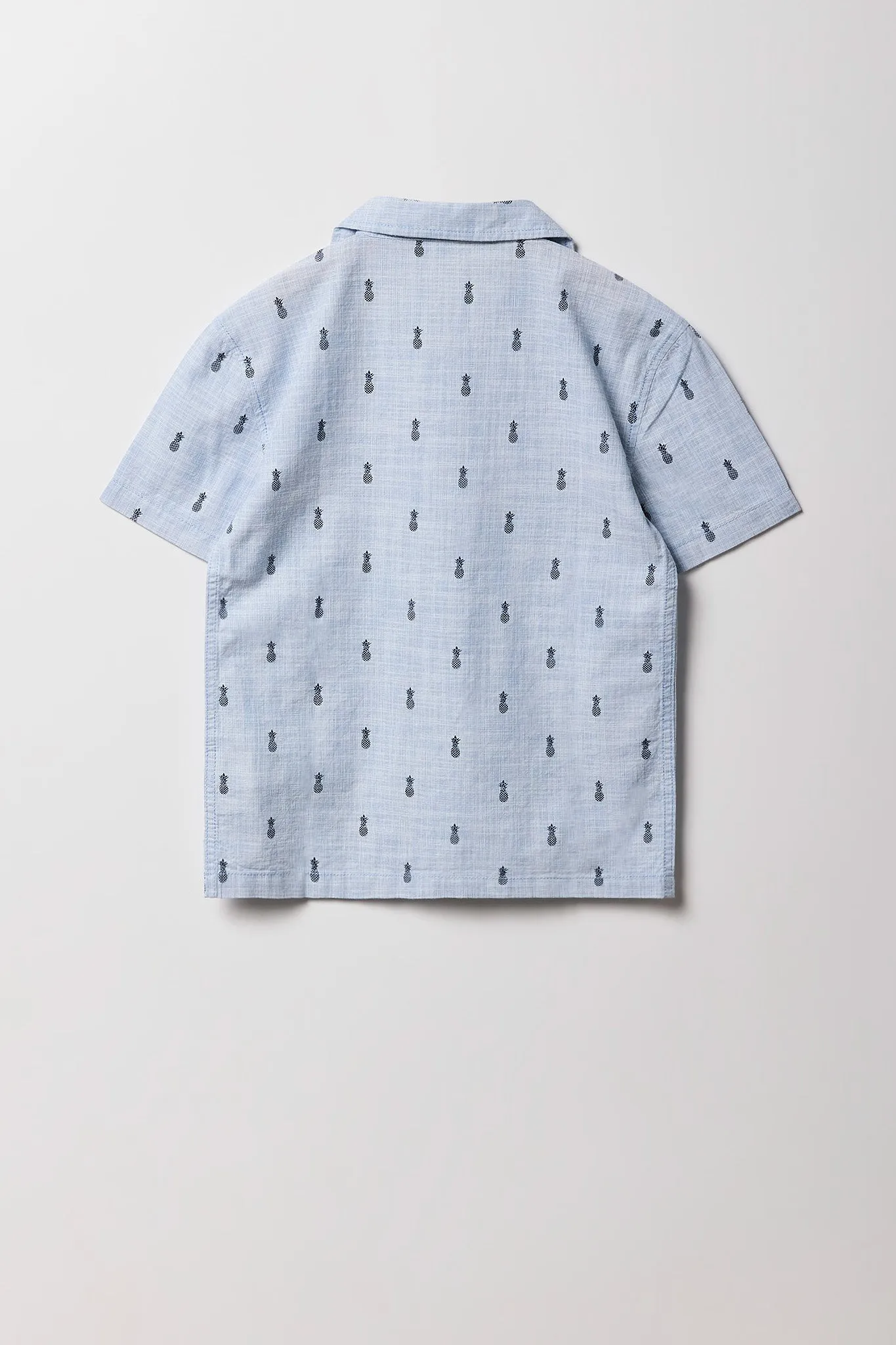 Boys Summer Print Button-Up Short Sleeve Top sold by Urban Planet product image thumbnail 2