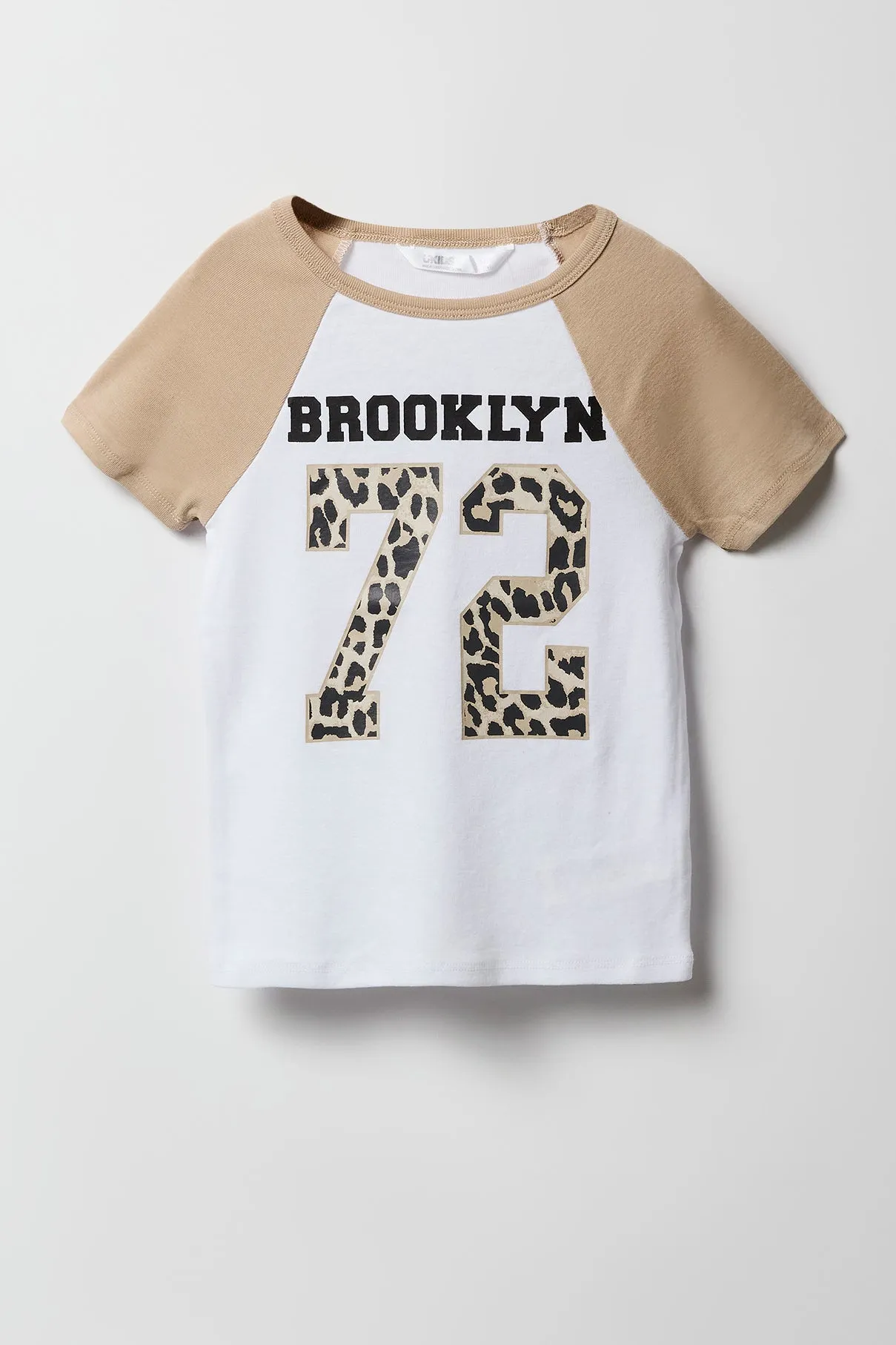 Girls City Graphic Raglan T-Shirt sold by Urban Planet product image thumbnail 5